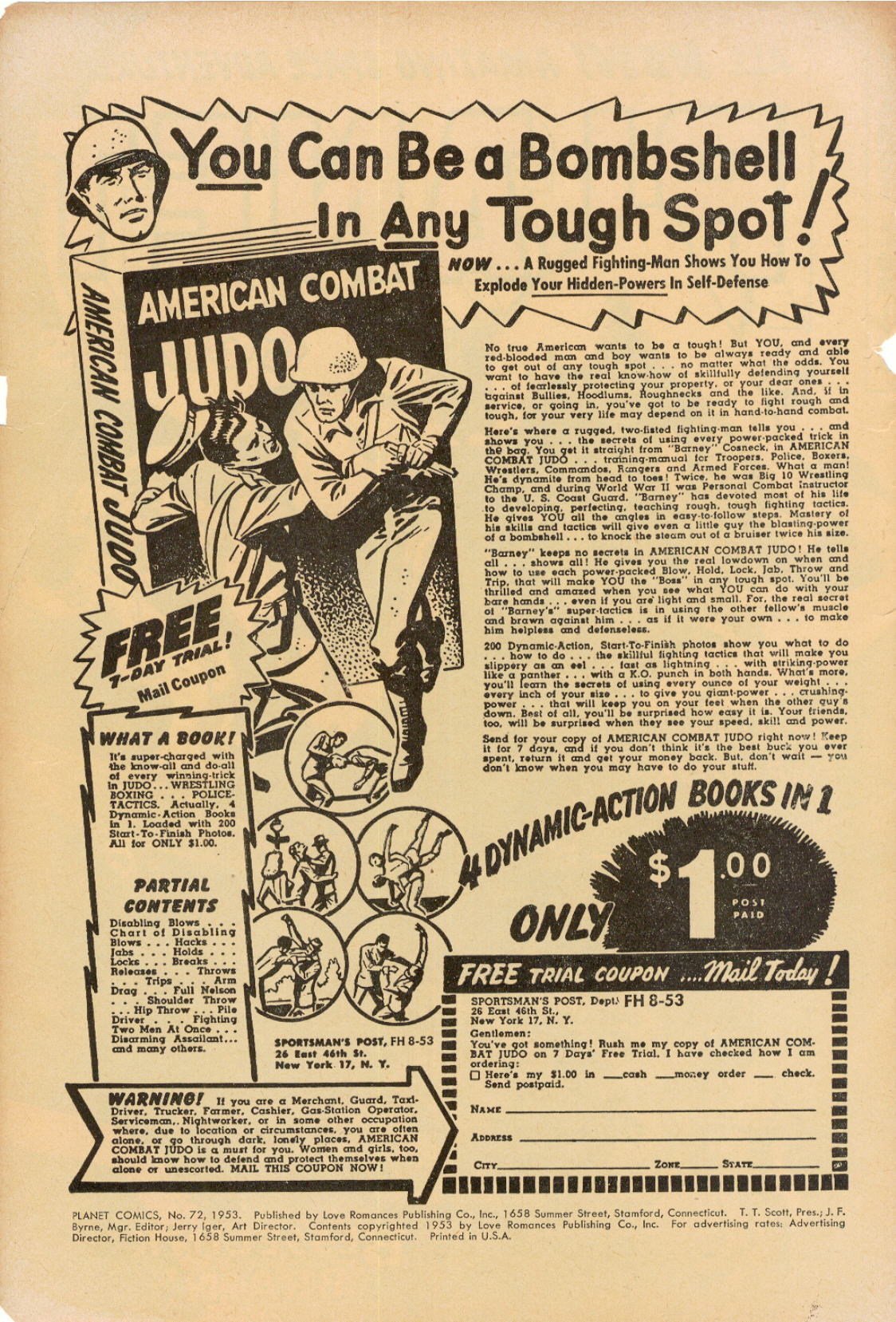 Planet Comics #72 (Fiction House), page 2. Public domain (US).
