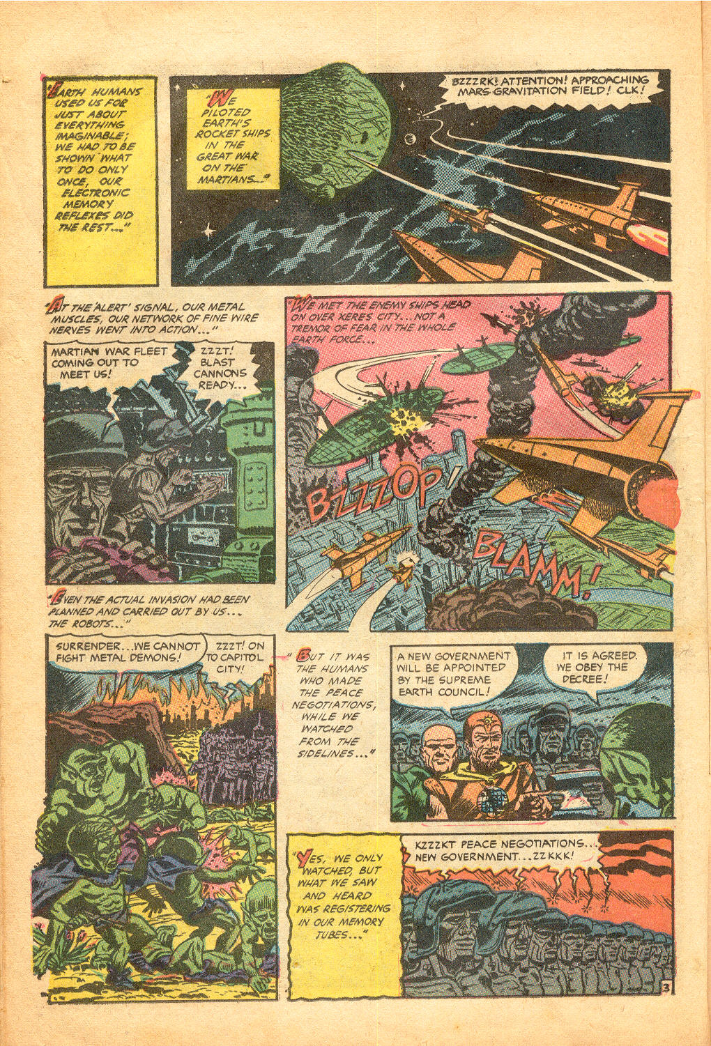 Planet Comics #72 (Fiction House), page 14. Public domain (US).