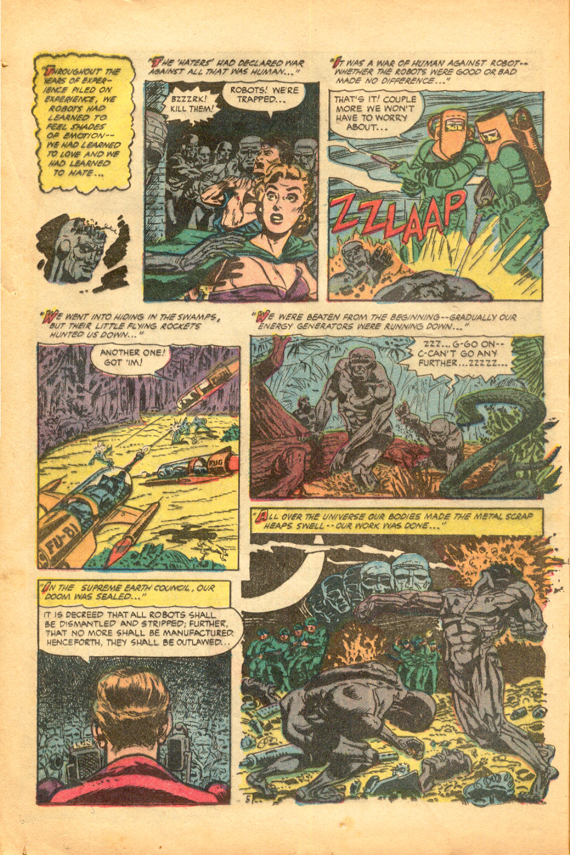 Planet Comics #72 (Fiction House), page 16. Public domain (US).