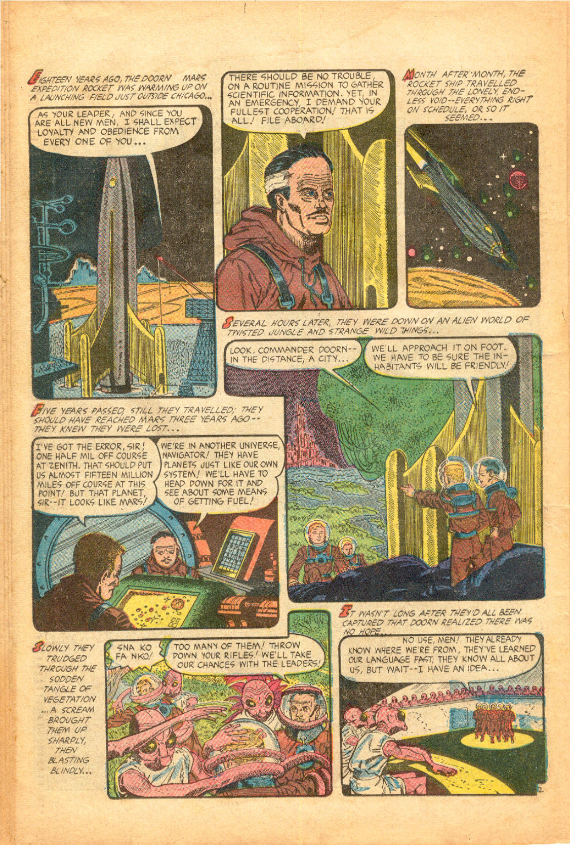 Planet Comics #72 (Fiction House), page 26. Public domain (US).