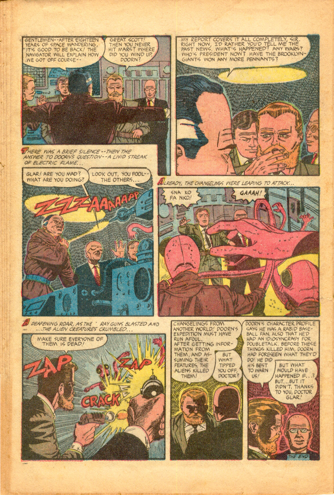 Planet Comics #72 (Fiction House), page 28. Public domain (US).