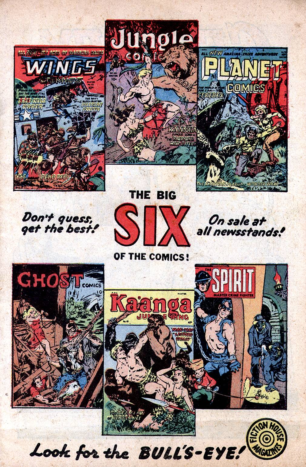 Planet Comics #73 (Fiction House), page 3. Public domain (US).
