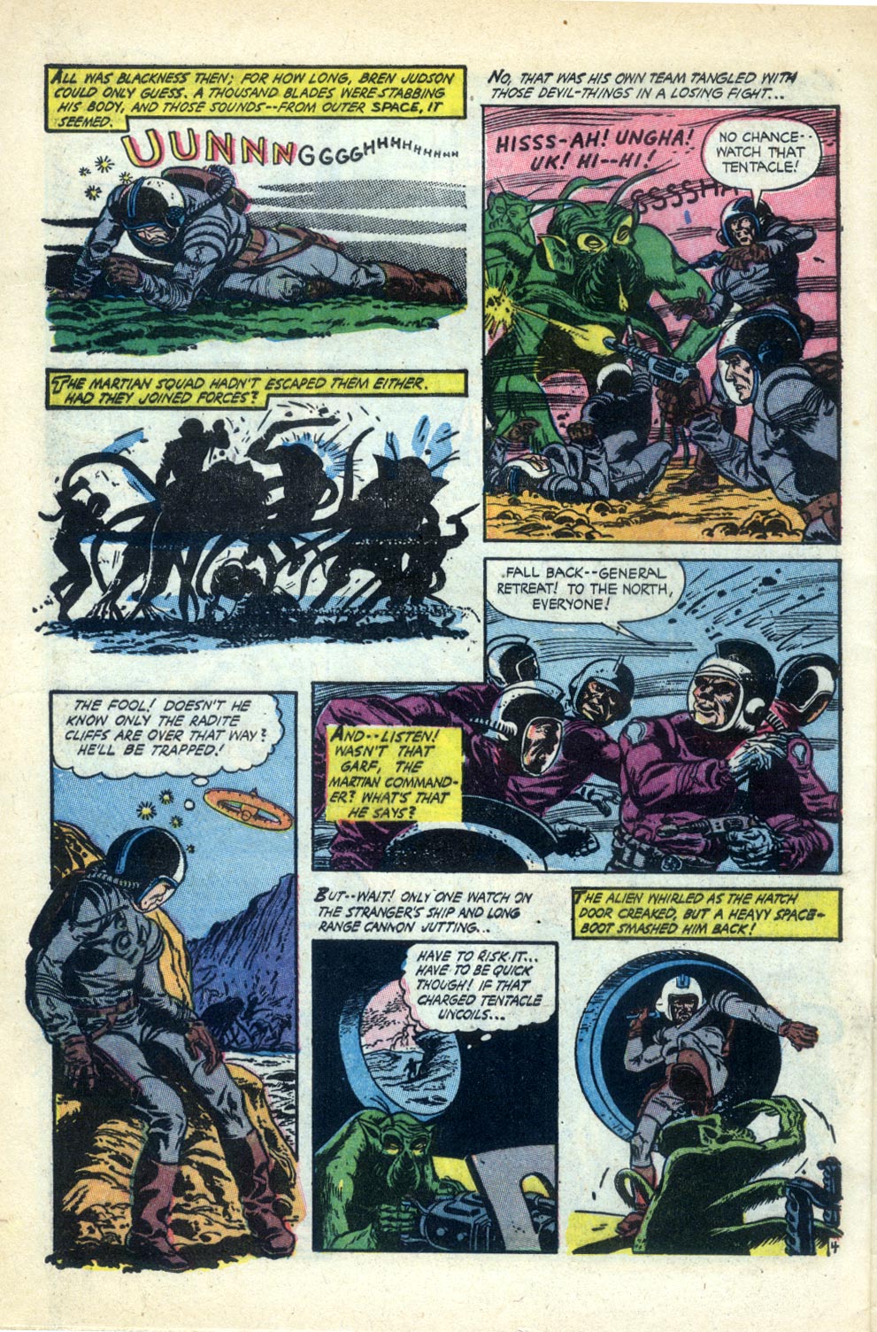 Planet Comics #73 (Fiction House), page 28. Public domain (US).