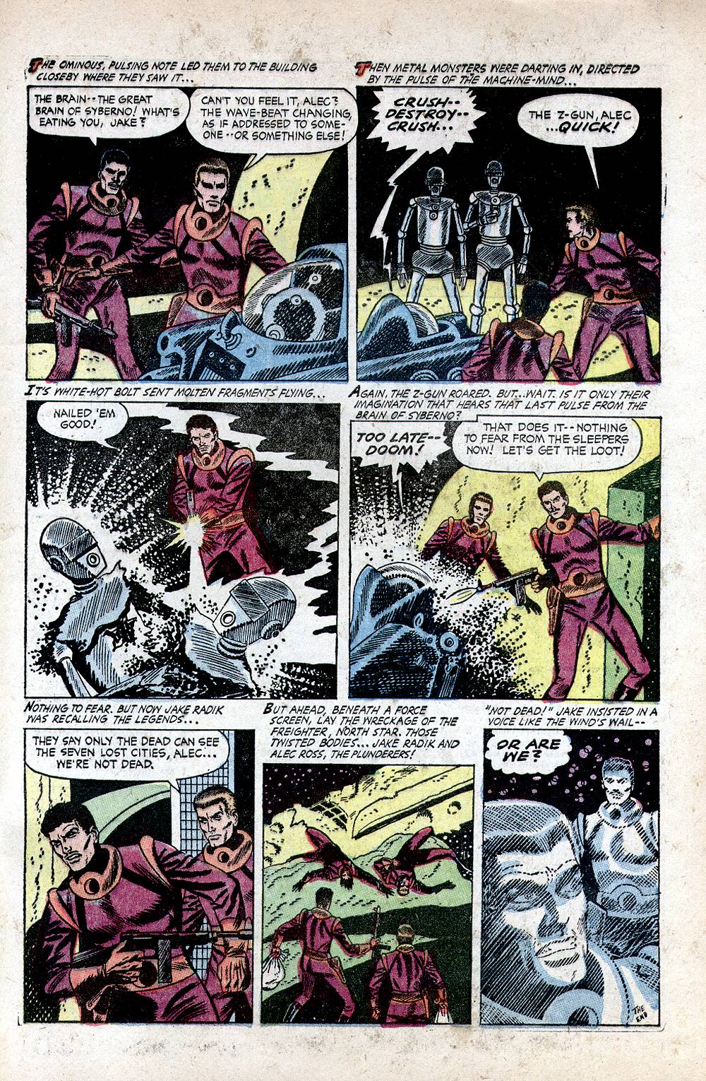 Planet Comics #73 (Fiction House), page 33. Public domain (US).