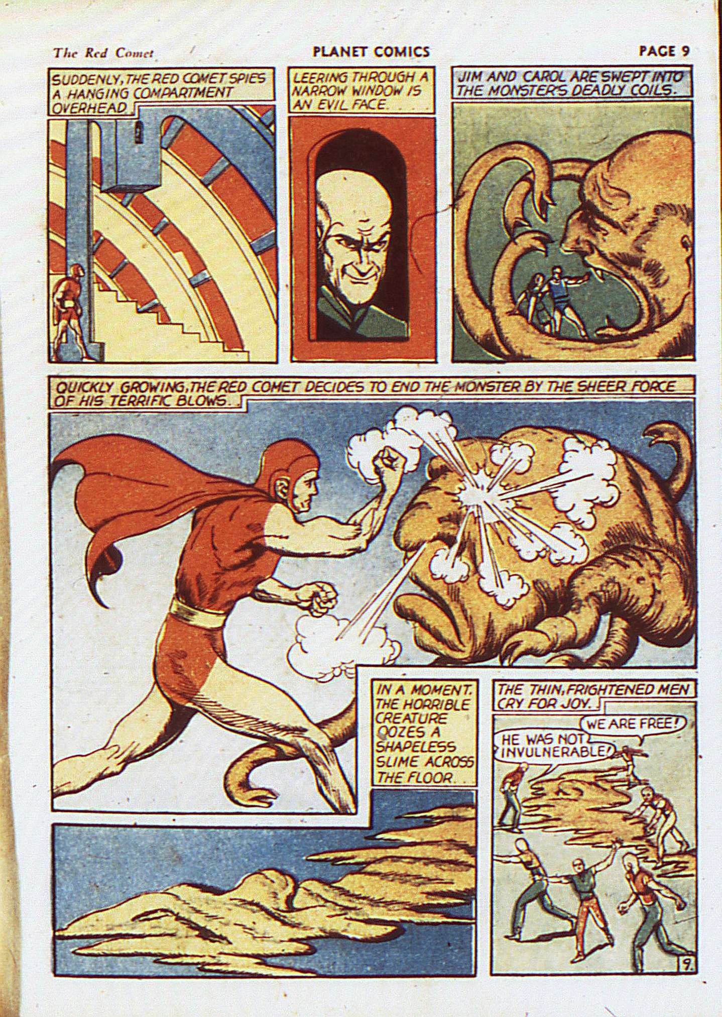 Planet Comics #8 (Fiction House), page 12. Public domain (US).