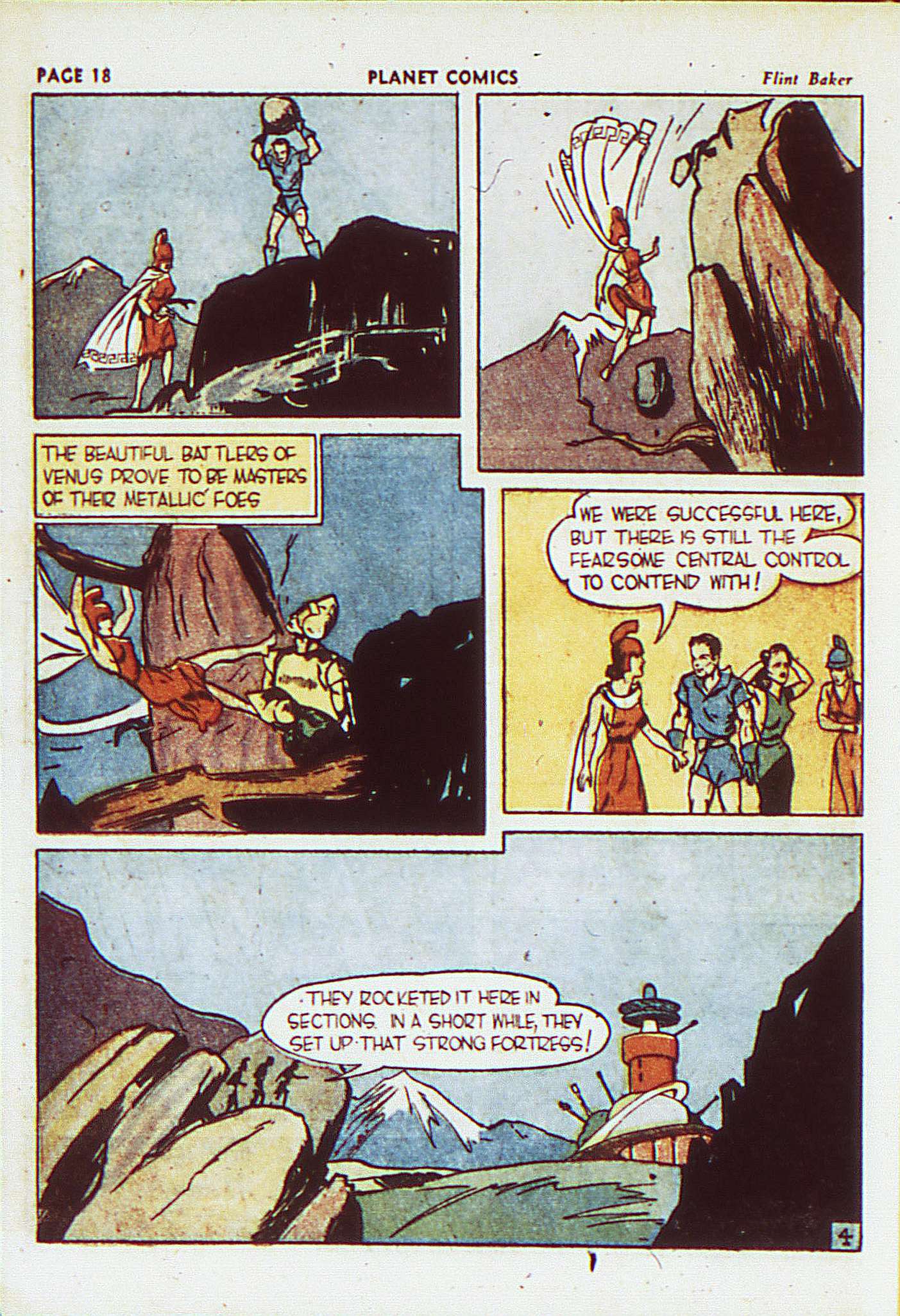 Planet Comics #8 (Fiction House), page 21. Public domain (US).
