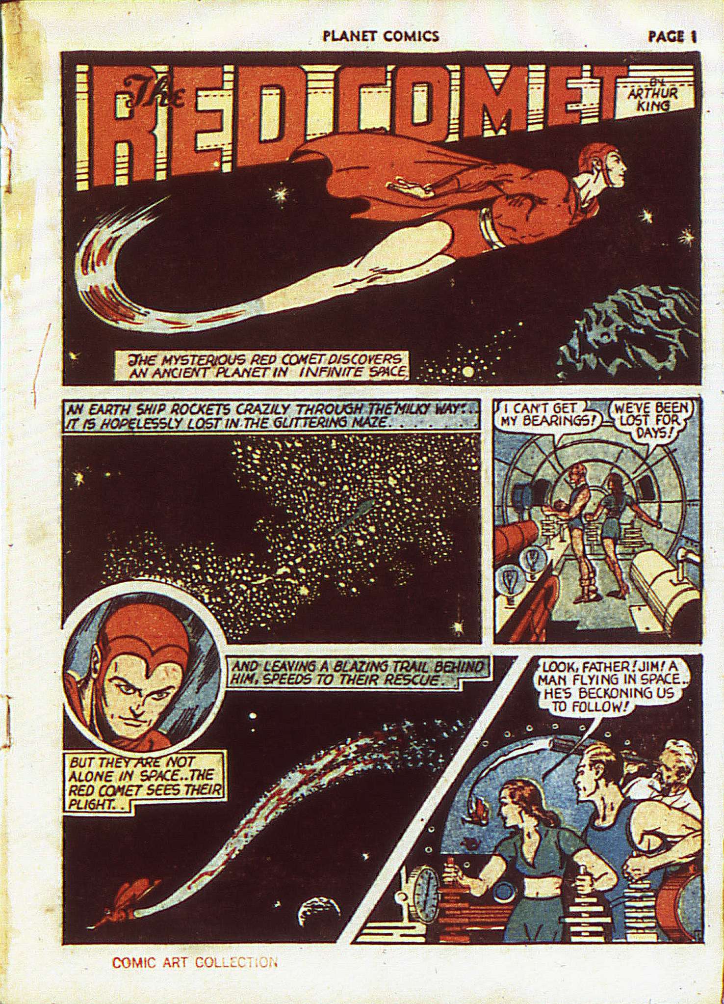 Planet Comics #8 (Fiction House), page 4. Public domain (US).