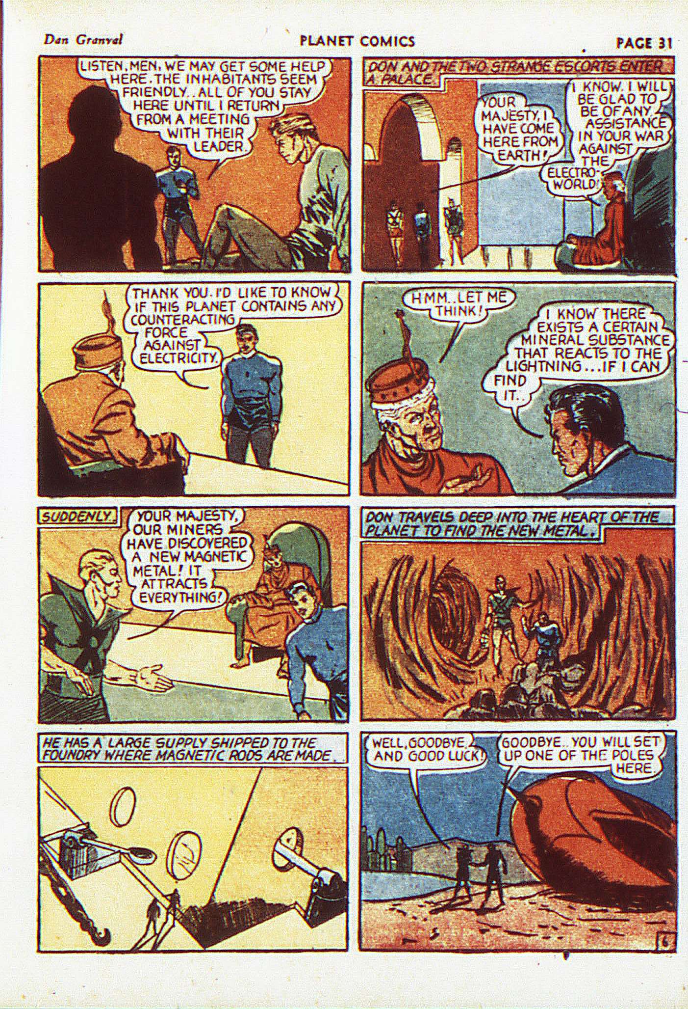 Planet Comics #8 (Fiction House), page 34. Public domain (US).