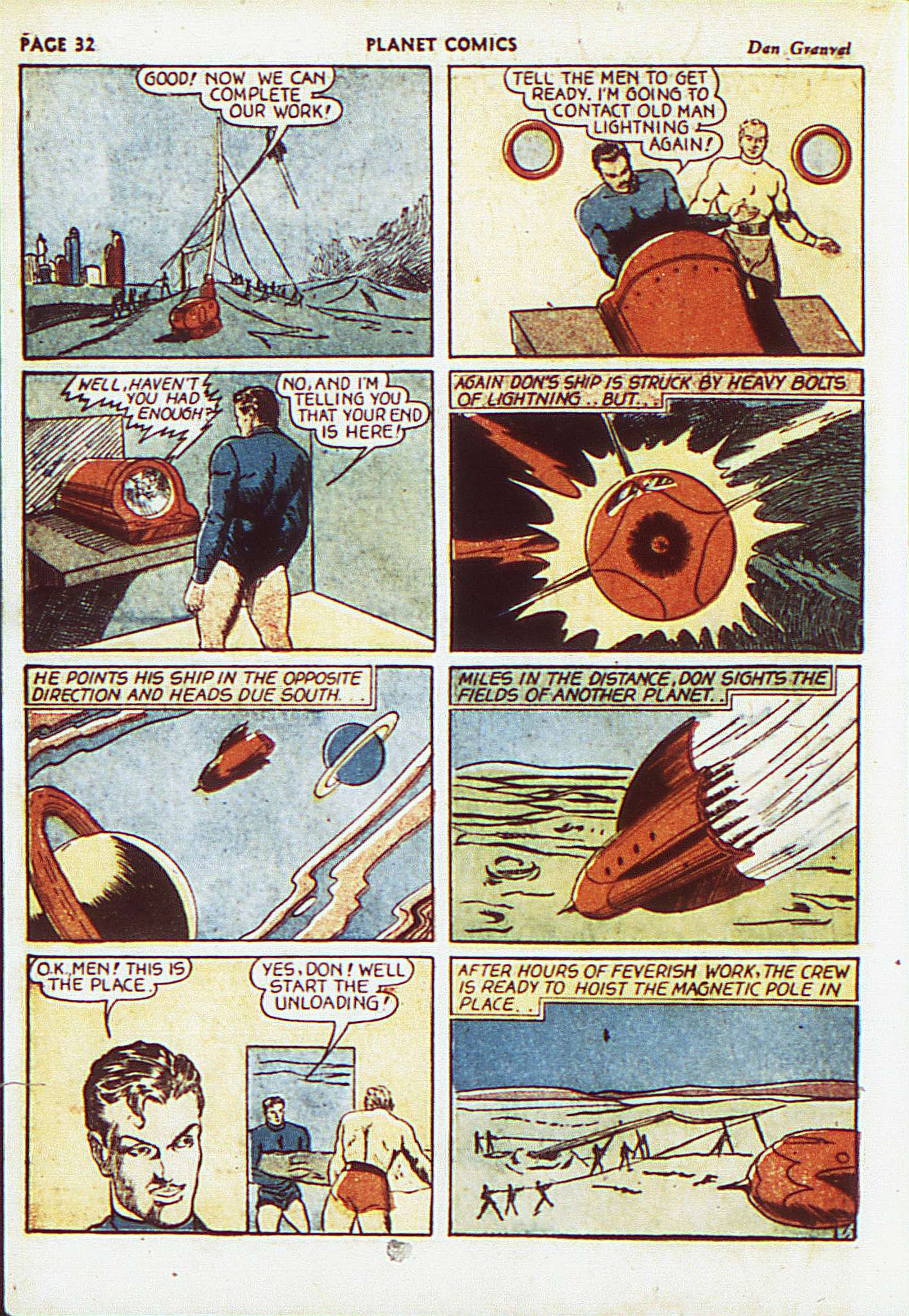 Planet Comics #8 (Fiction House), page 35. Public domain (US).