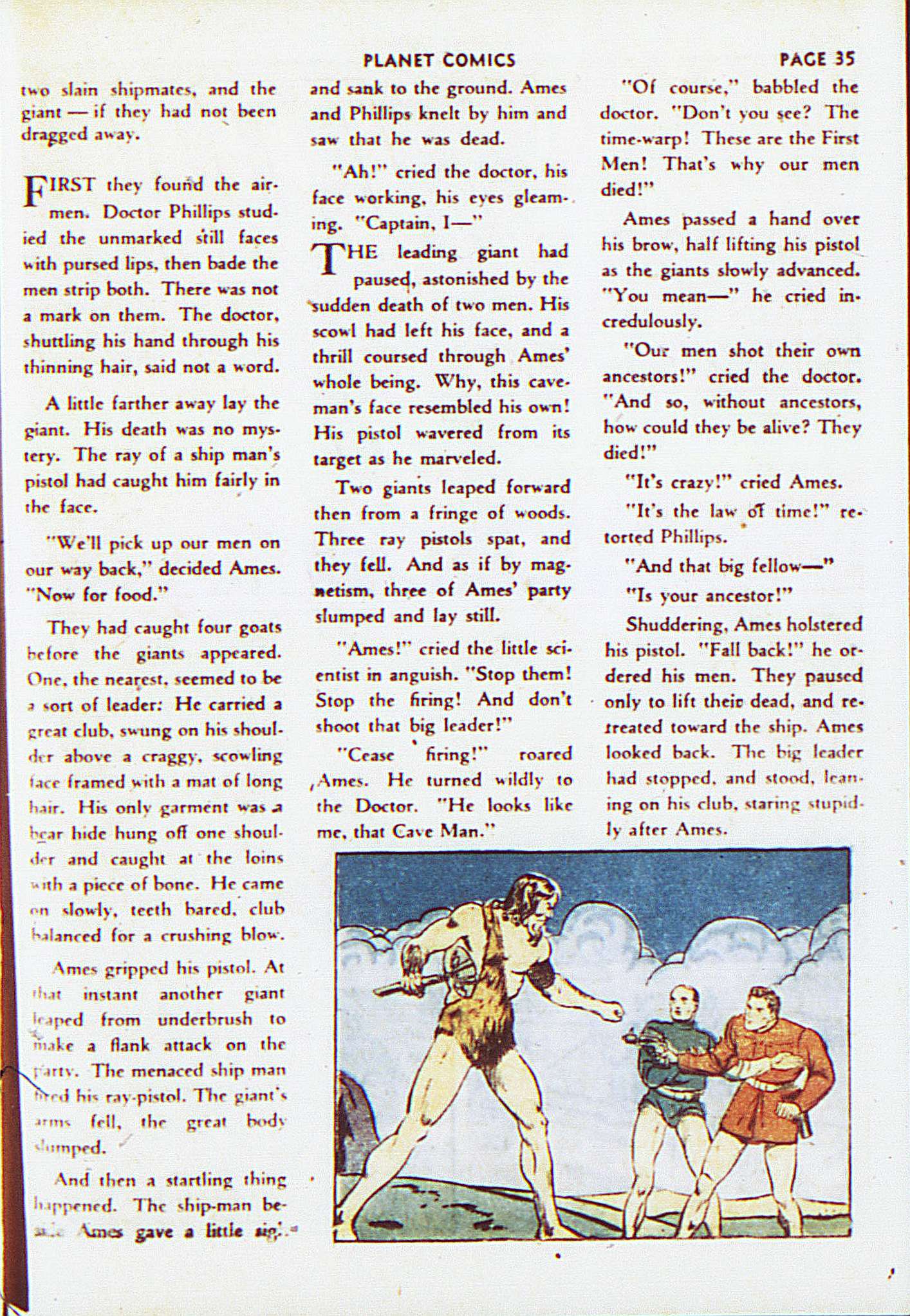 Planet Comics #8 (Fiction House), page 38. Public domain (US).