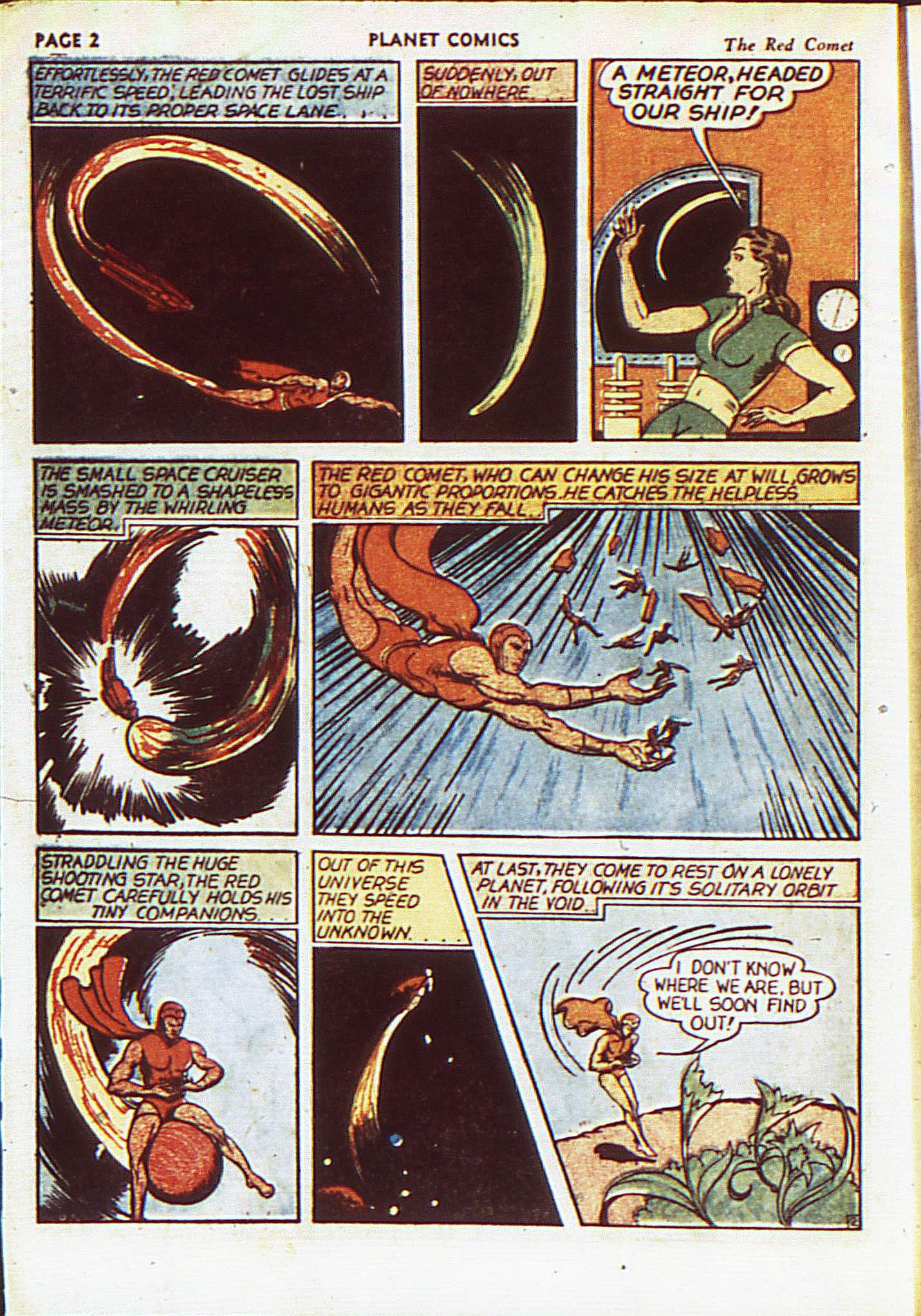 Planet Comics #8 (Fiction House), page 5. Public domain (US).
