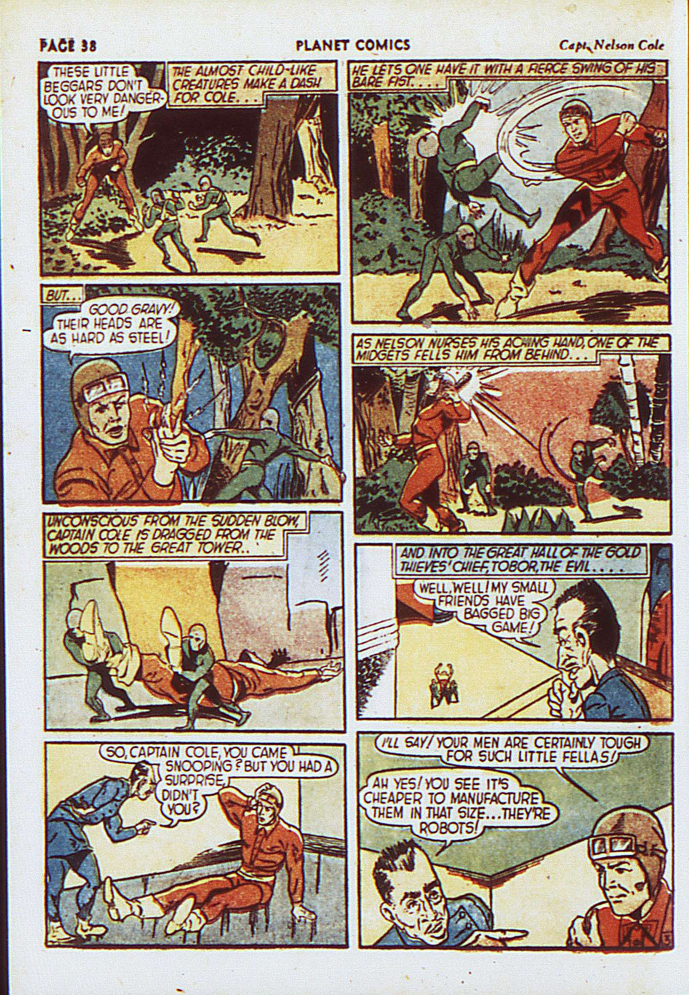 Planet Comics #8 (Fiction House), page 41. Public domain (US).