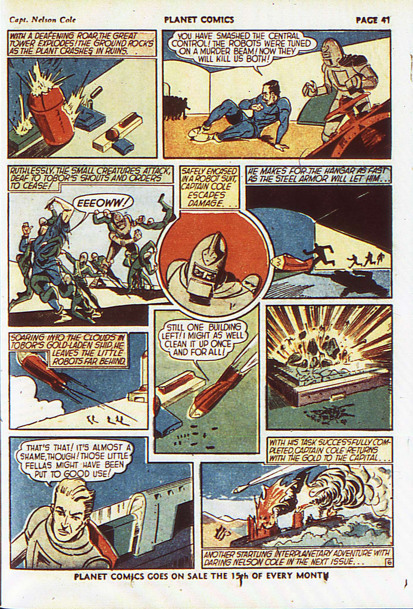 Planet Comics #8 (Fiction House), page 44. Public domain (US).
