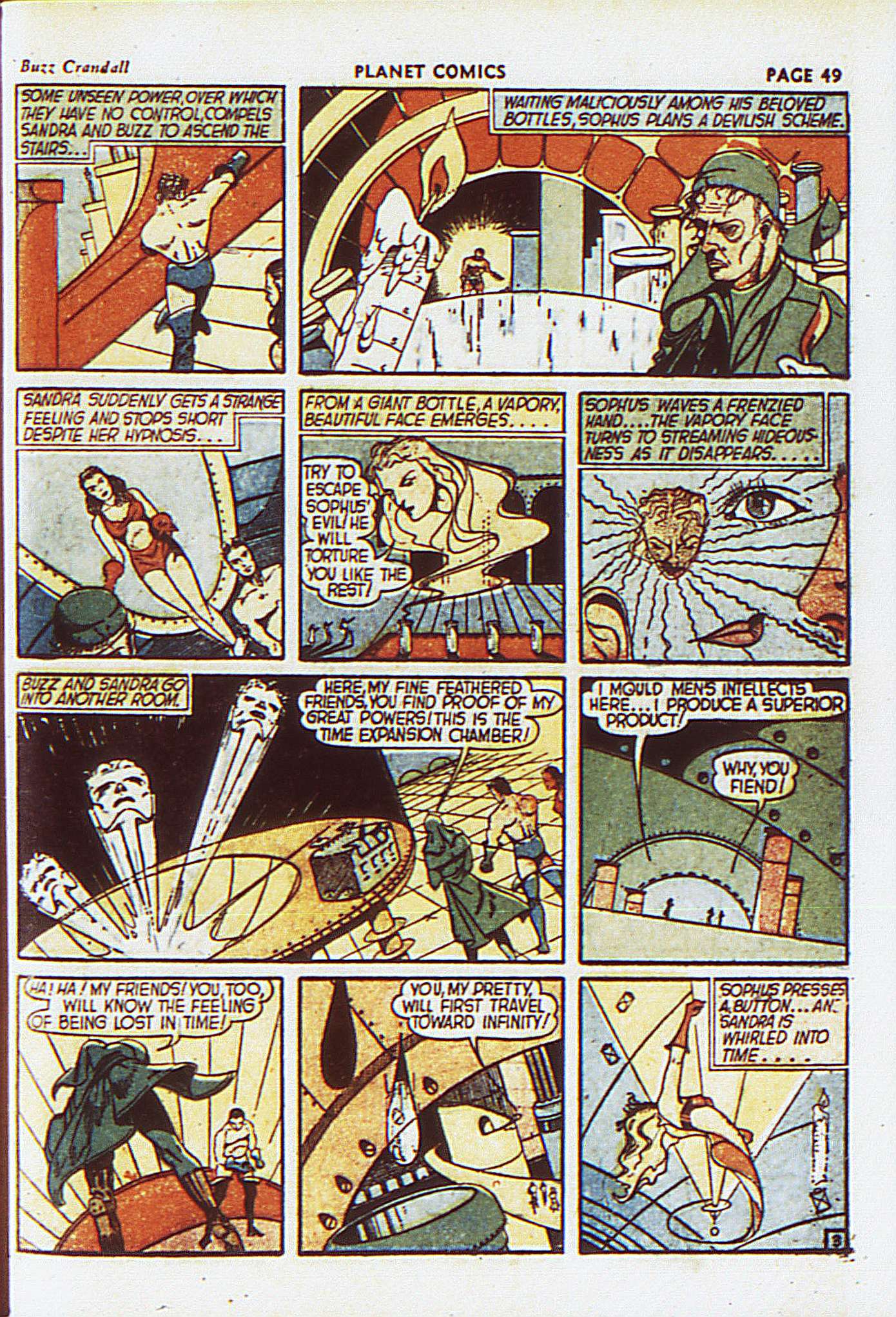 Planet Comics #8 (Fiction House), page 52. Public domain (US).