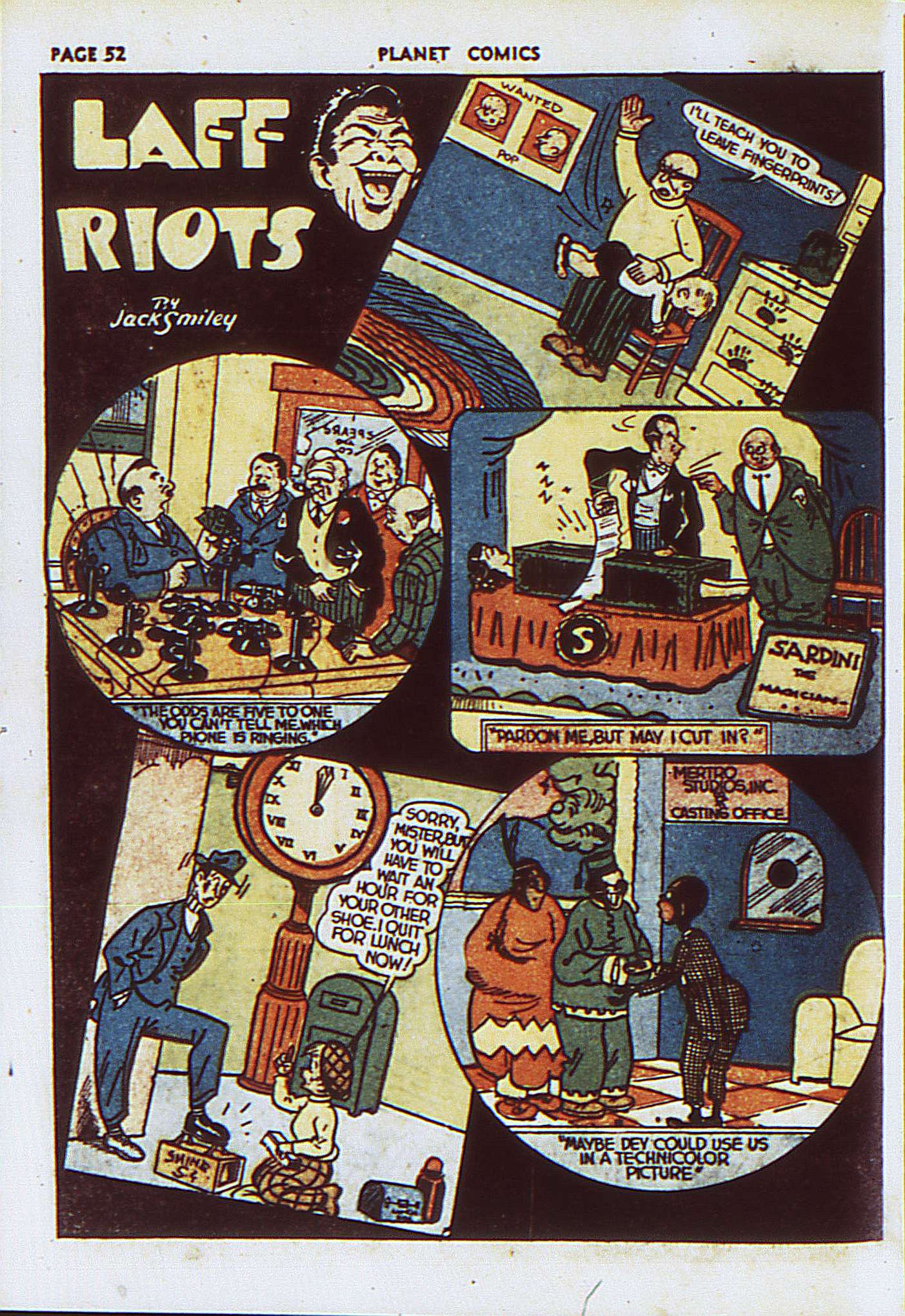 Planet Comics #8 (Fiction House), page 55. Public domain (US).