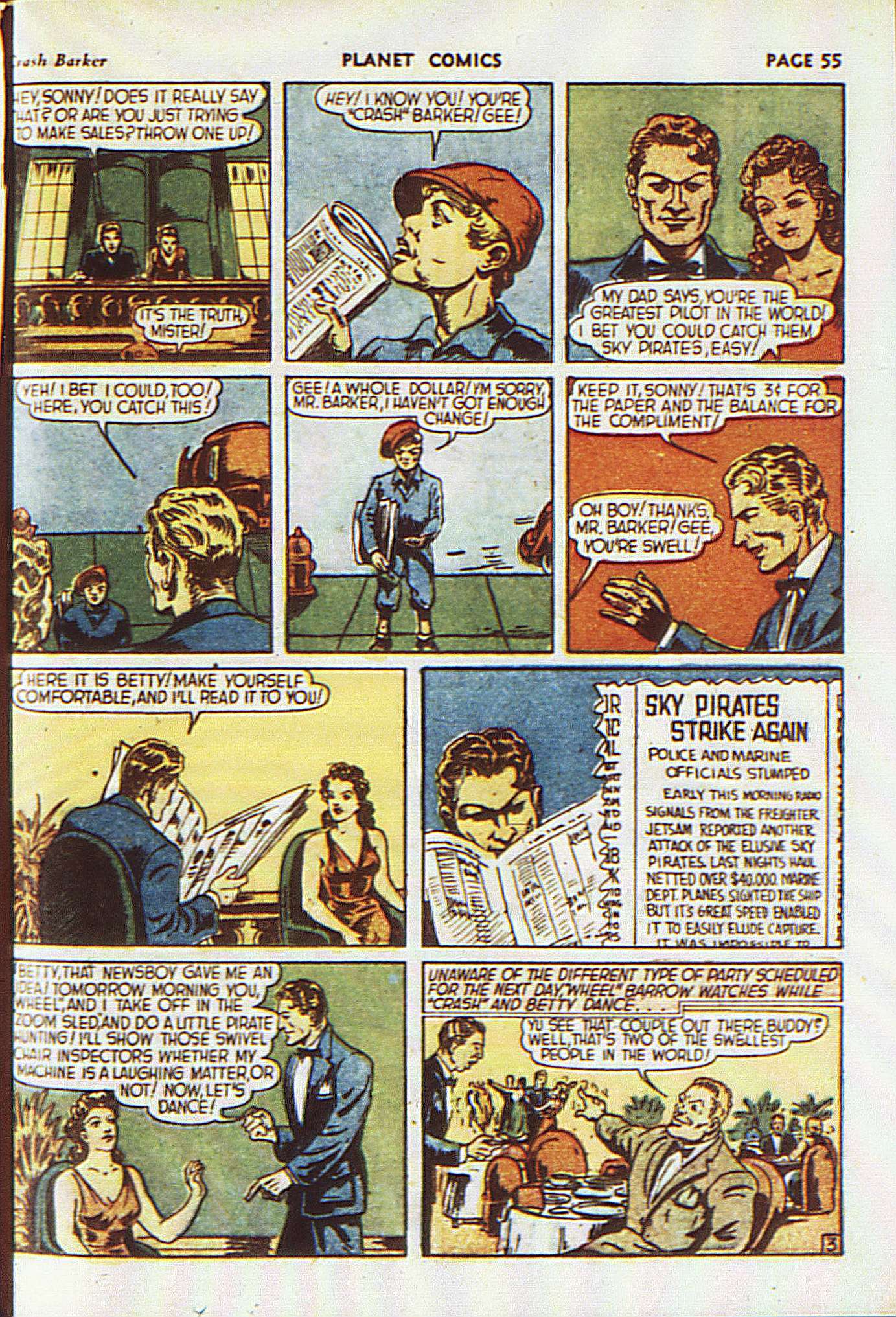 Planet Comics #8 (Fiction House), page 58. Public domain (US).
