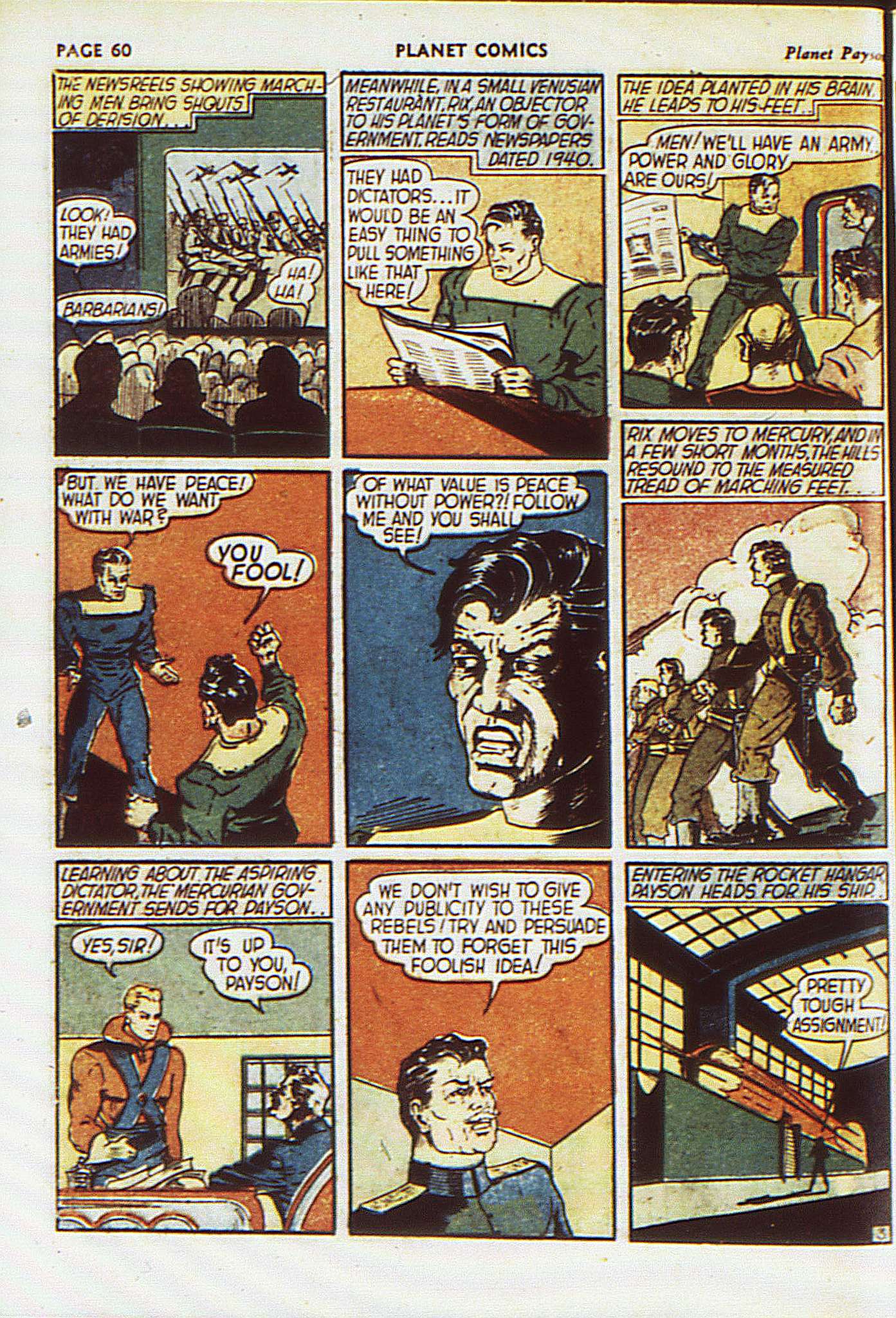 Planet Comics #8 (Fiction House), page 63. Public domain (US).