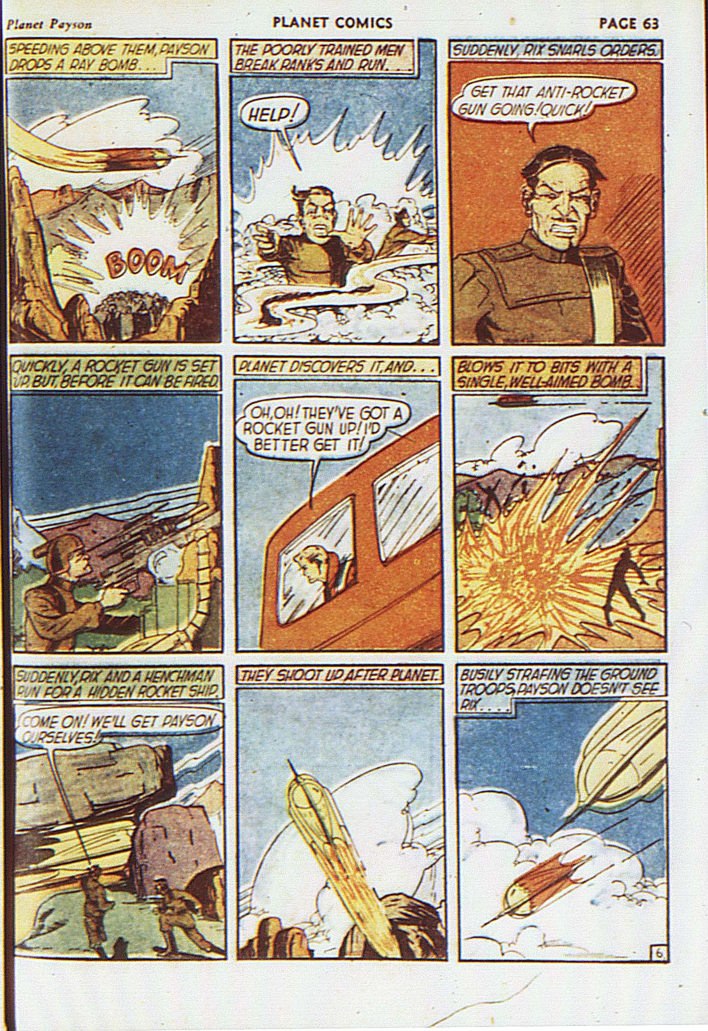 Planet Comics #8 (Fiction House), page 66. Public domain (US).