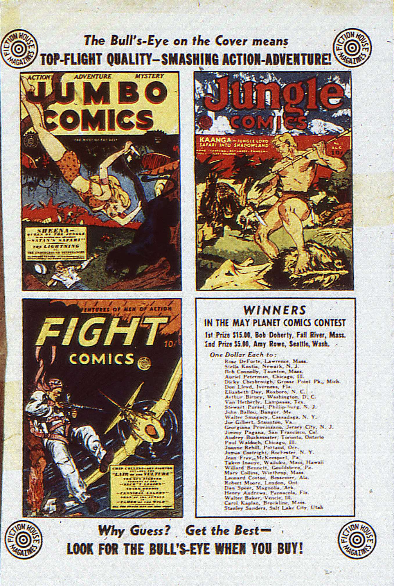 Planet Comics #8 (Fiction House), page 68. Public domain (US).