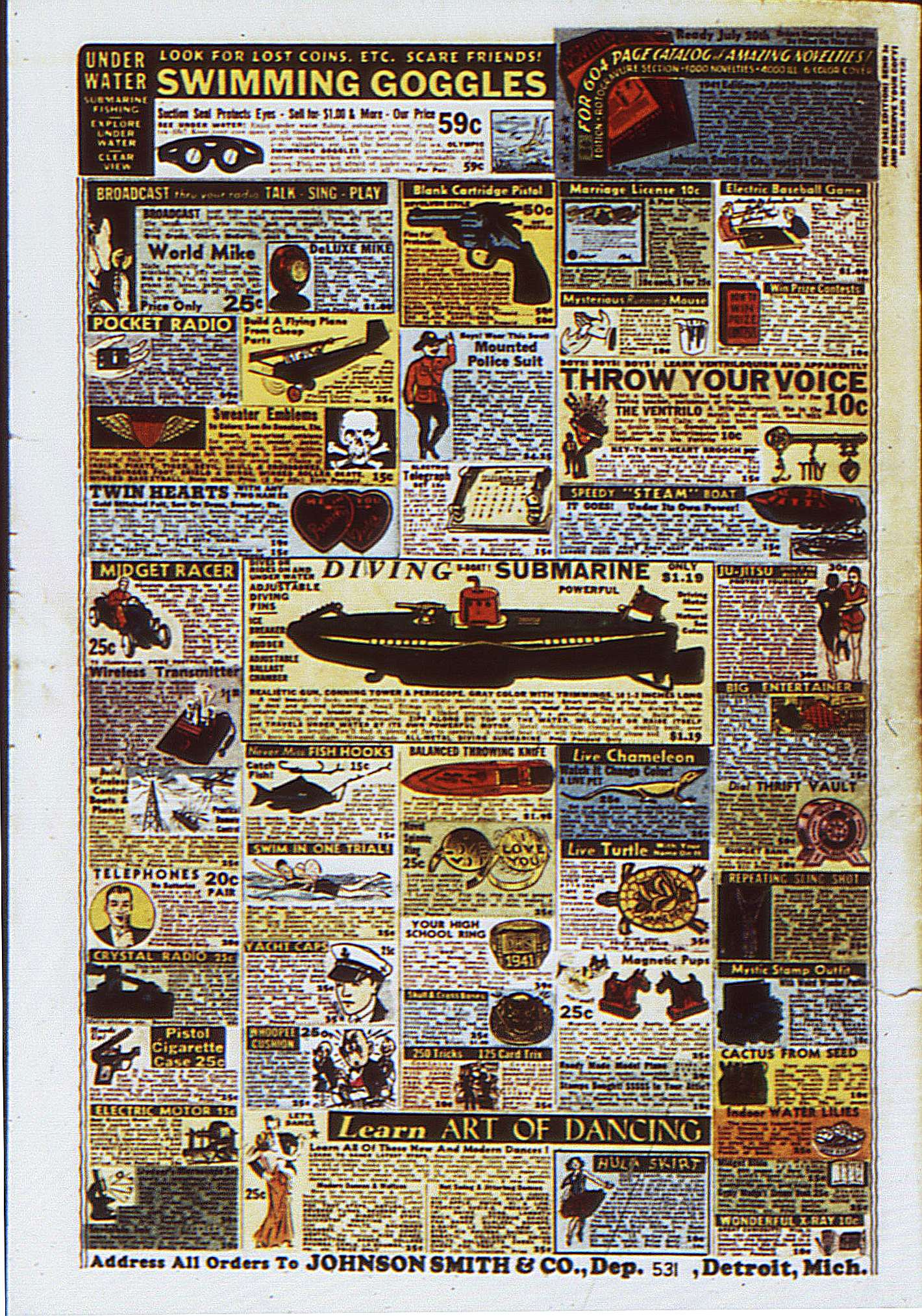 Planet Comics #8 (Fiction House), page 69. Public domain (US).