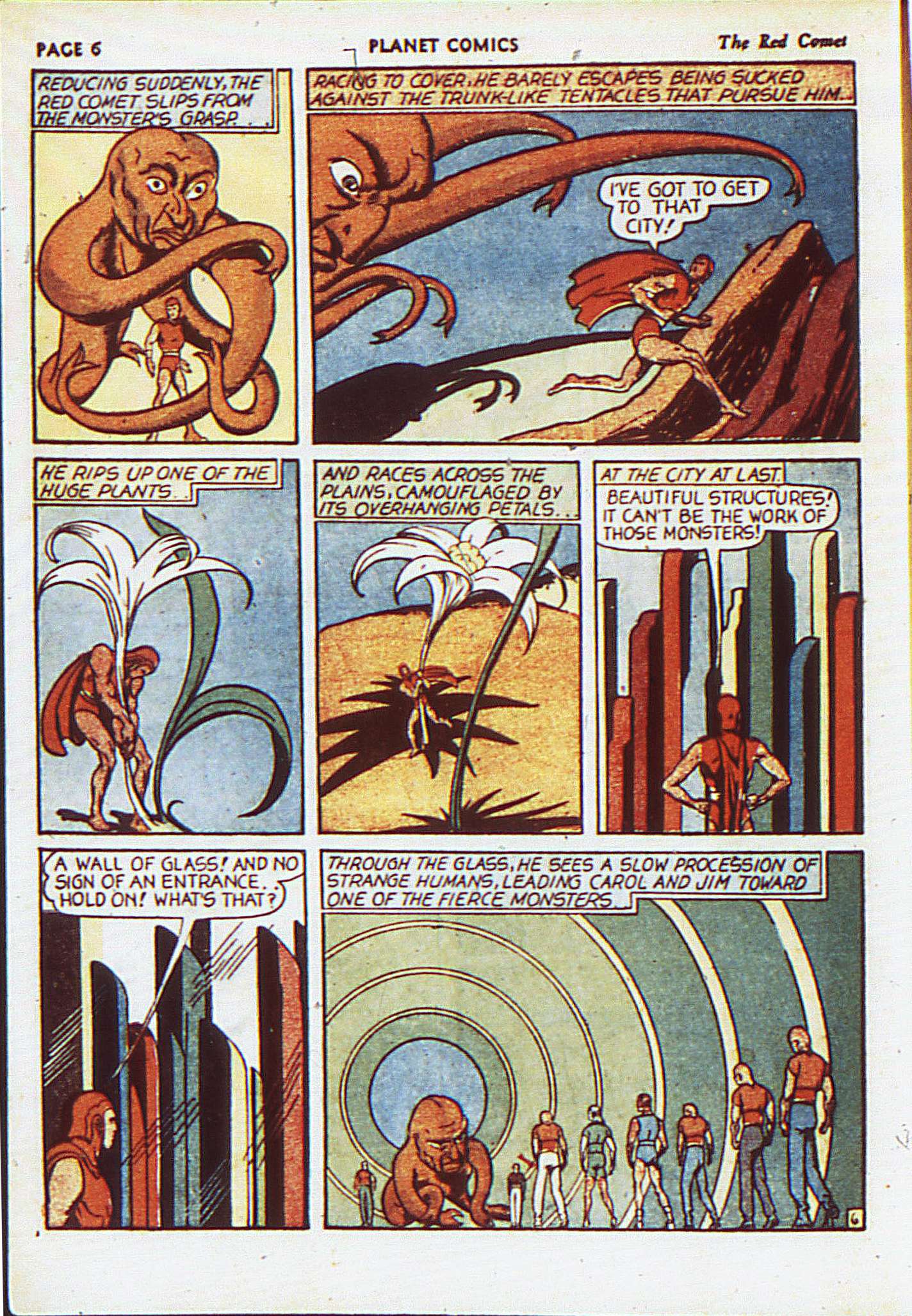 Planet Comics #8 (Fiction House), page 9. Public domain (US).