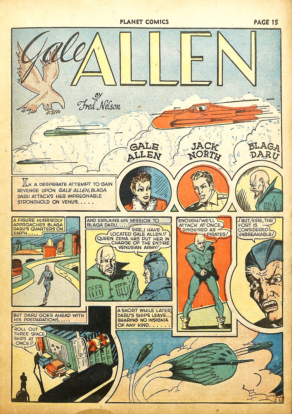 Planet Comics #9 (Fiction House), page 17. Public domain (US).