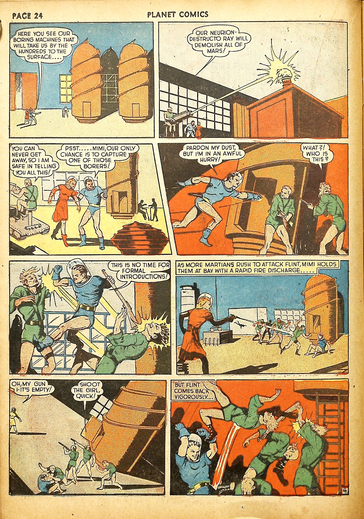 Planet Comics #9 (Fiction House), page 26. Public domain (US).