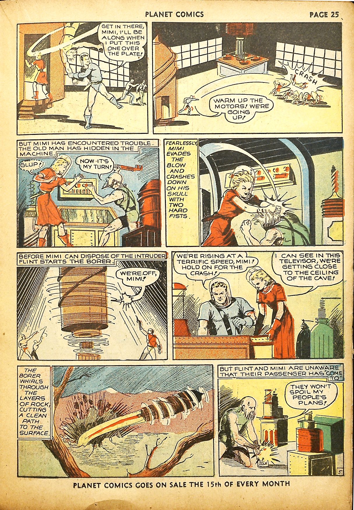 Planet Comics #9 (Fiction House), page 27. Public domain (US).
