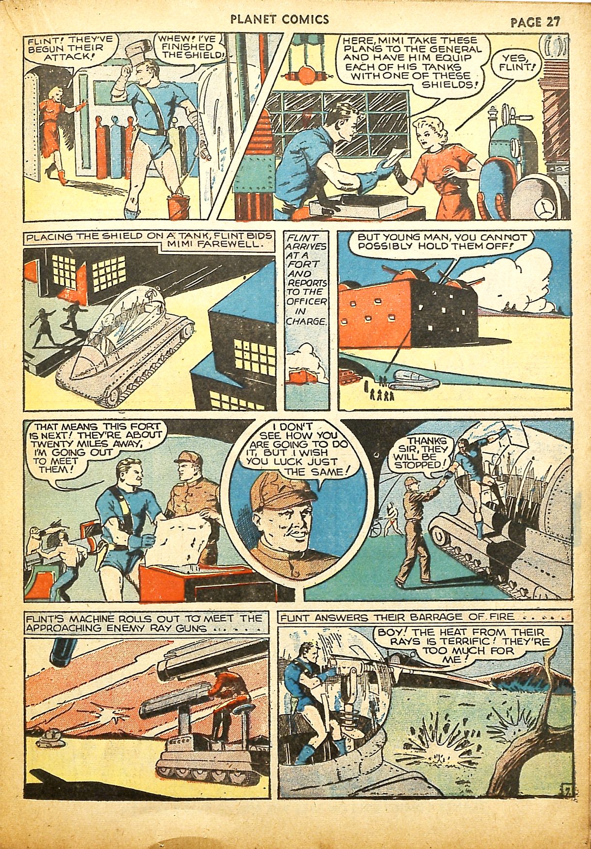 Planet Comics #9 (Fiction House), page 29. Public domain (US).