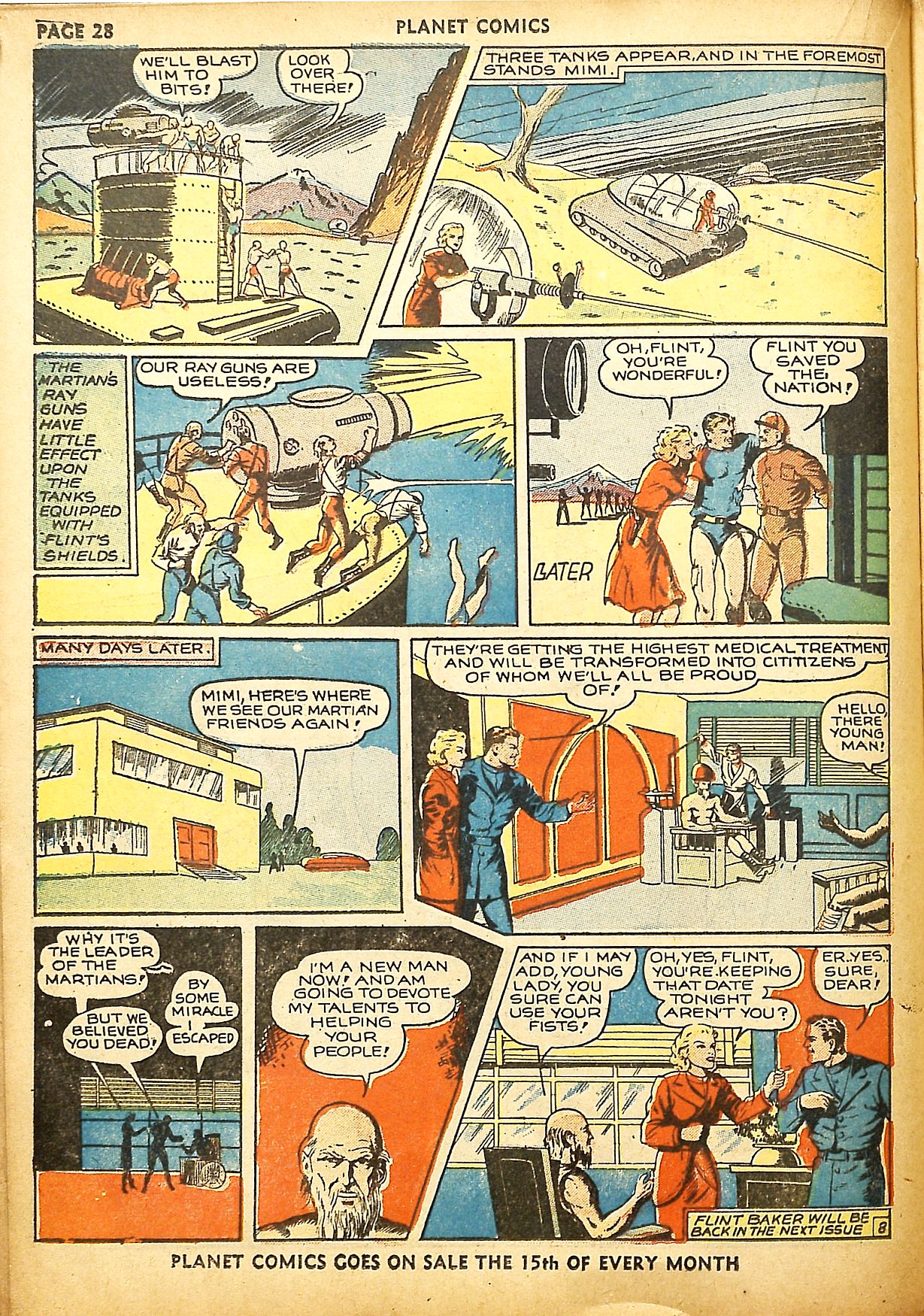 Planet Comics #9 (Fiction House), page 30. Public domain (US).