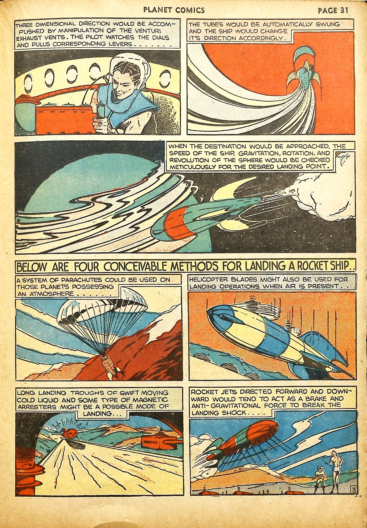 Planet Comics #9 (Fiction House), page 33. Public domain (US).