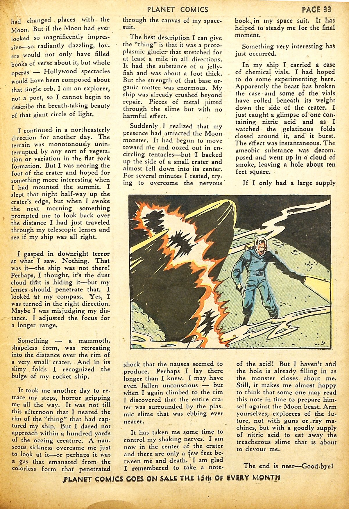 Planet Comics #9 (Fiction House), page 35. Public domain (US).