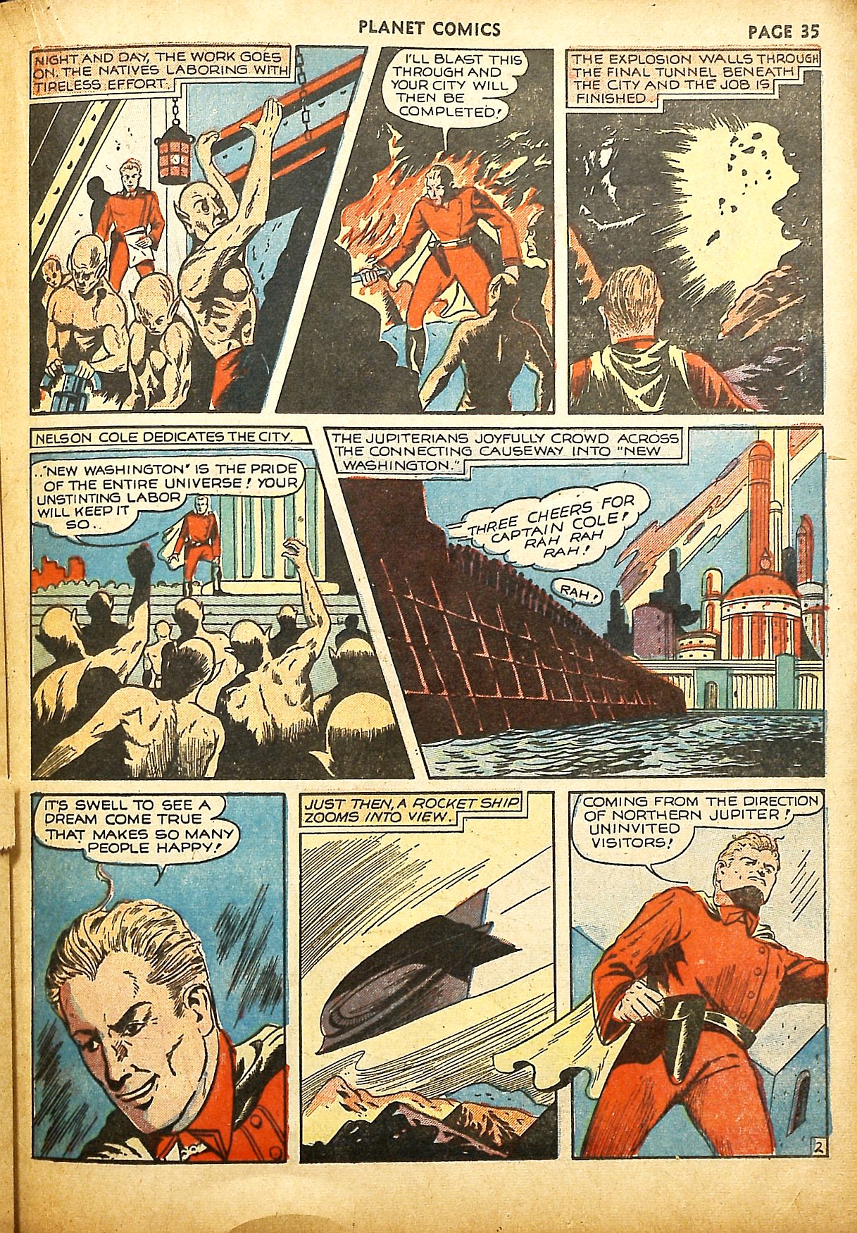 Planet Comics #9 (Fiction House), page 37. Public domain (US).