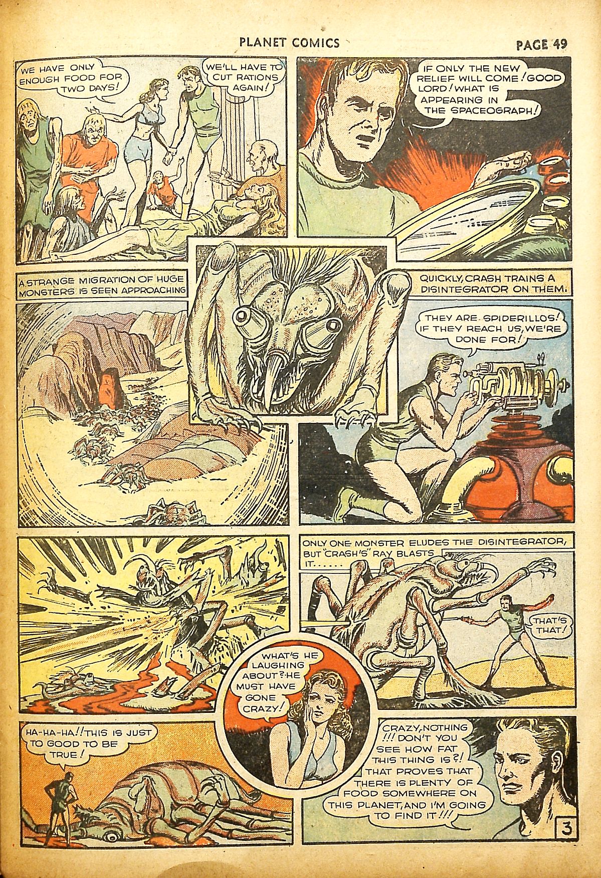 Planet Comics #9 (Fiction House), page 51. Public domain (US).