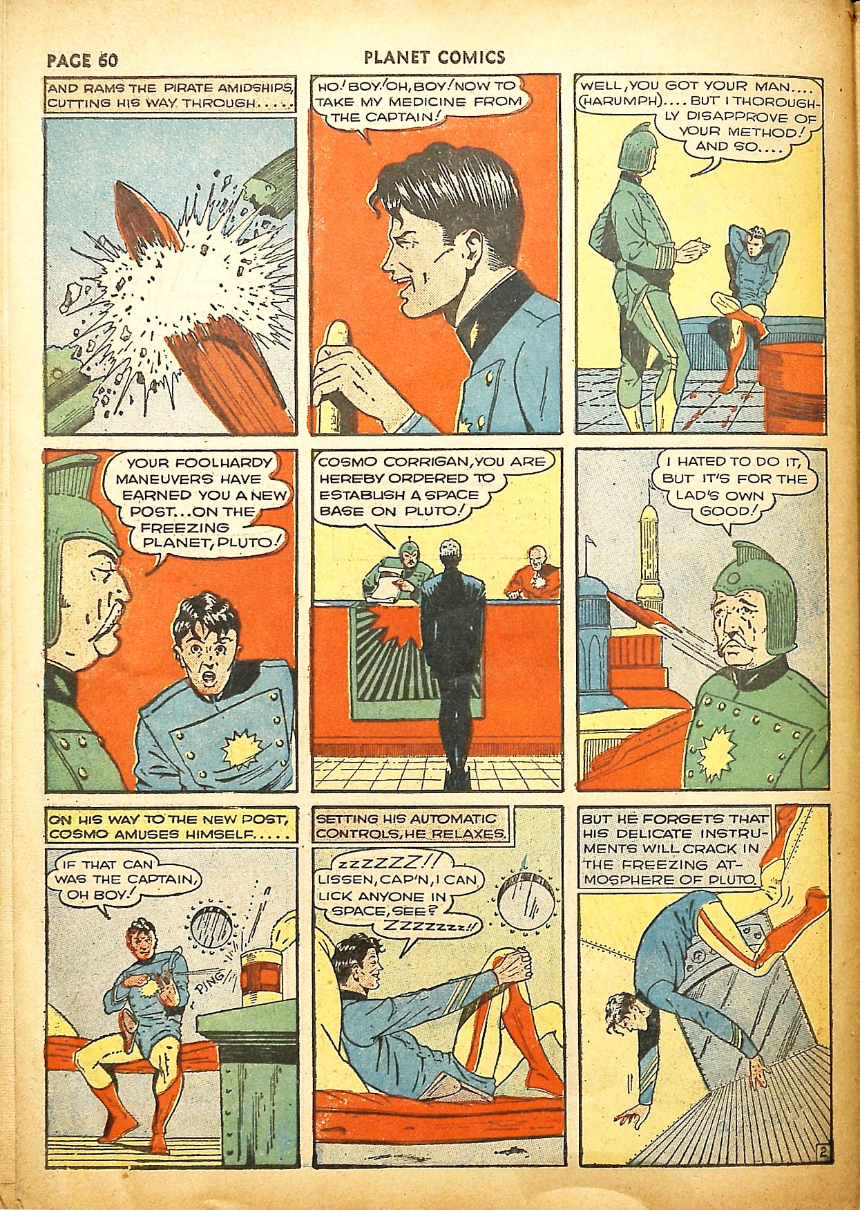 Planet Comics #9 (Fiction House), page 62. Public domain (US).
