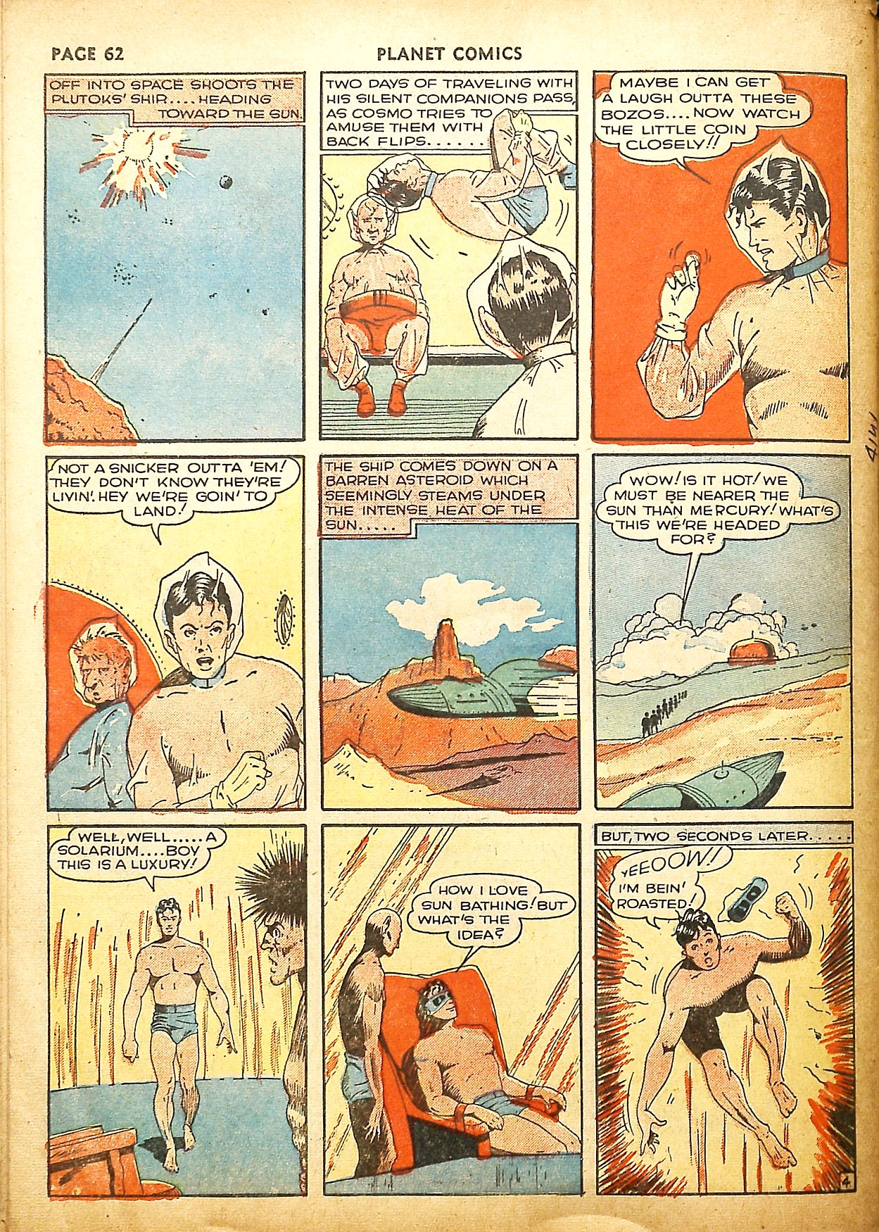 Planet Comics #9 (Fiction House), page 64. Public domain (US).