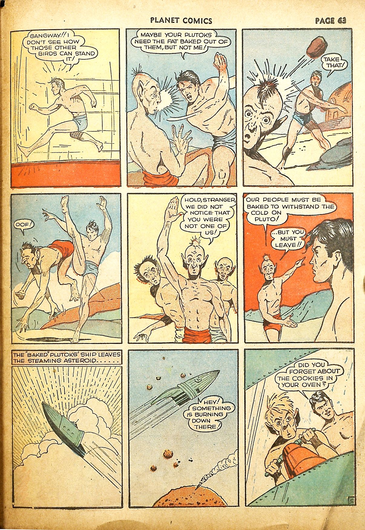 Planet Comics #9 (Fiction House), page 65. Public domain (US).