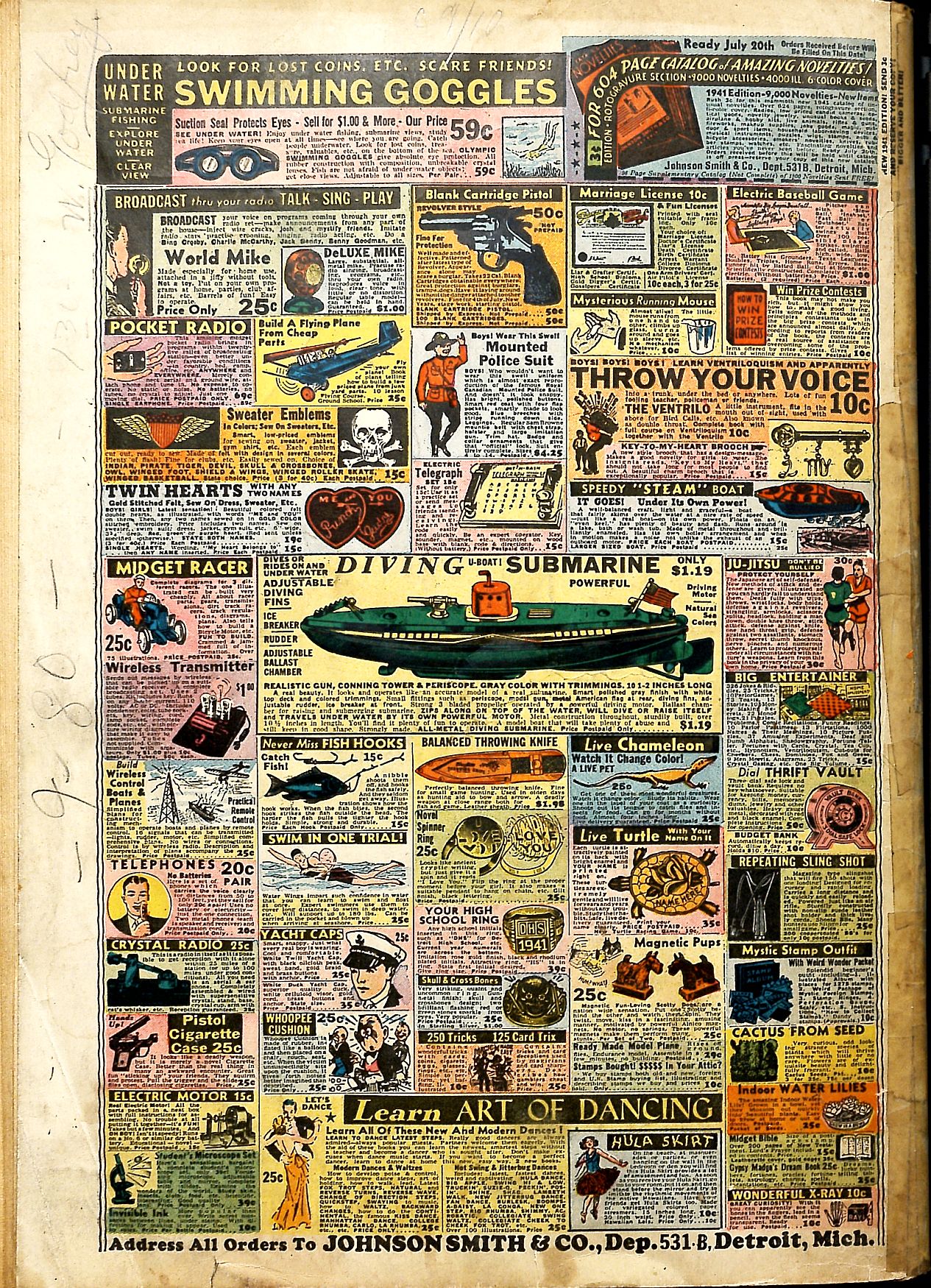 Planet Comics #9 (Fiction House), page 68. Public domain (US).