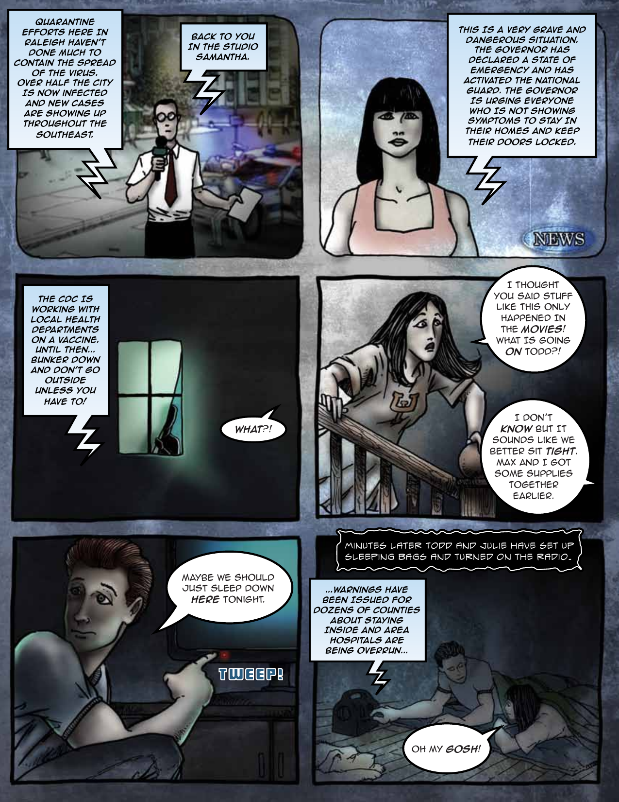 Preparedness 101: Zombie Pandemic, page 12. Credit: CDC. Public domain (U.S. government work).