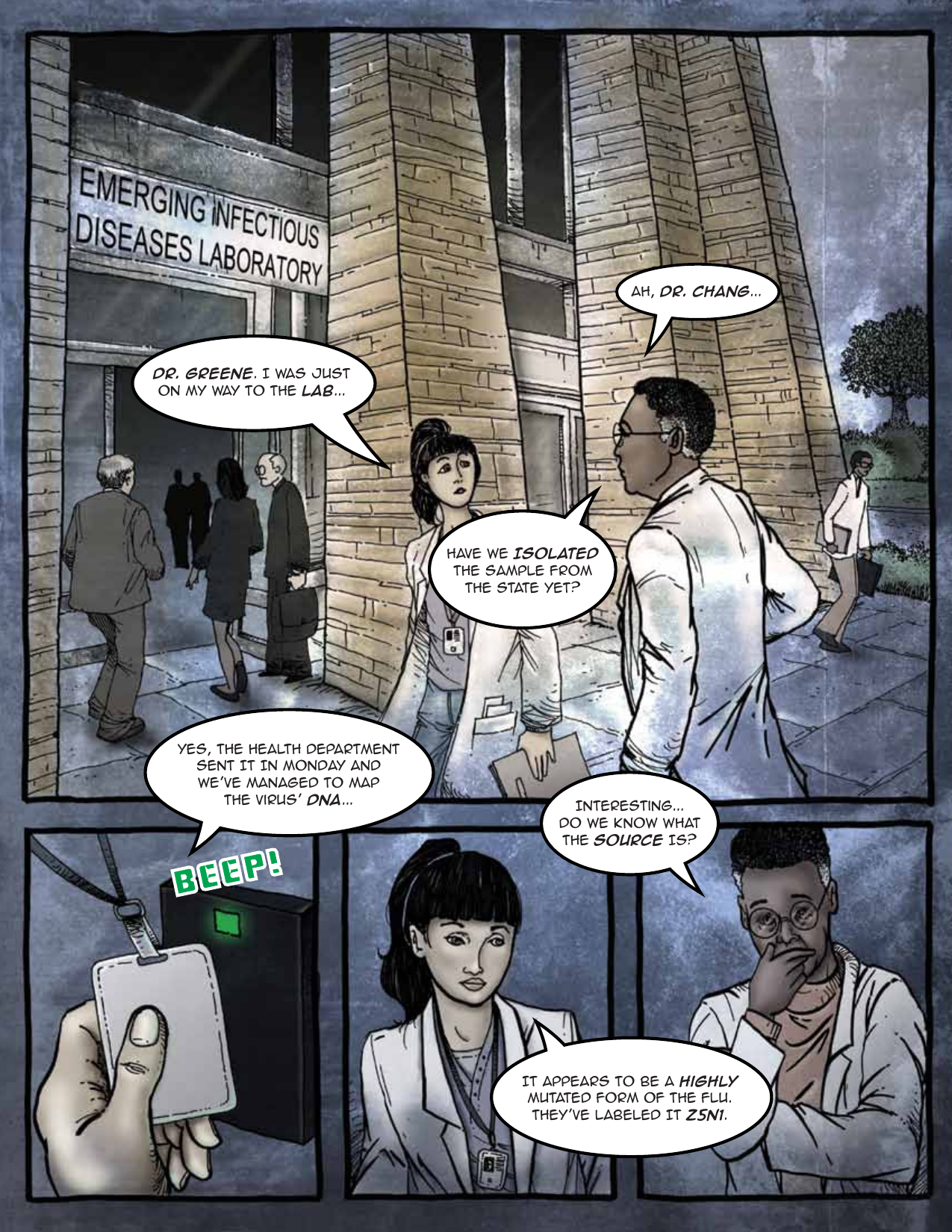 Preparedness 101: Zombie Pandemic, page 17. Credit: CDC. Public domain (U.S. government work).