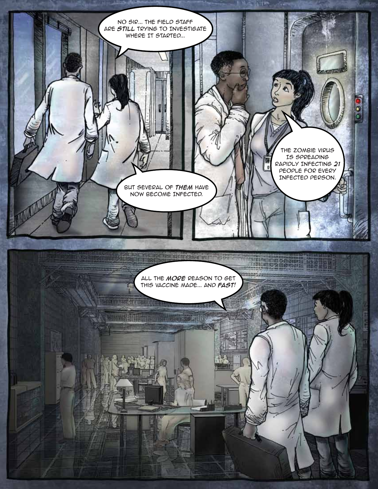Preparedness 101: Zombie Pandemic, page 18. Credit: CDC. Public domain (U.S. government work).