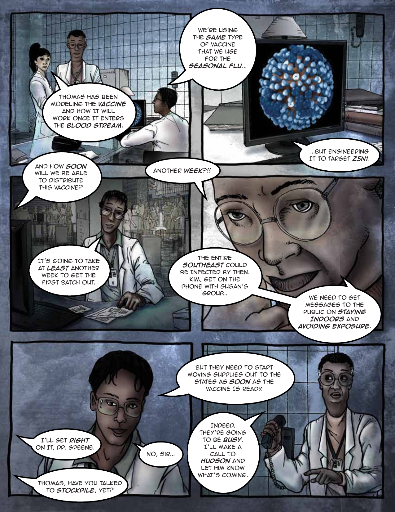 Preparedness 101: Zombie Pandemic, page 20. Credit: CDC. Public domain (U.S. government work).