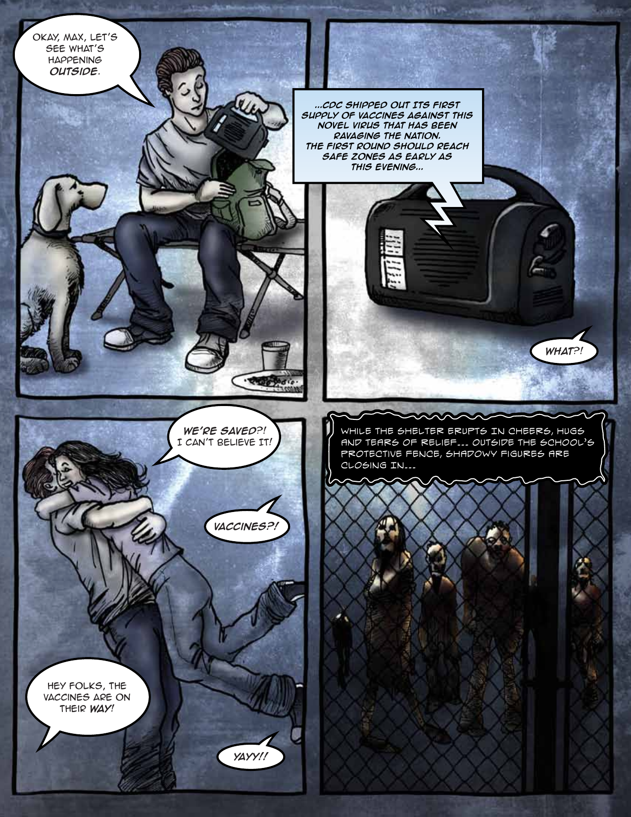 Preparedness 101: Zombie Pandemic, page 28. Credit: CDC. Public domain (U.S. government work).