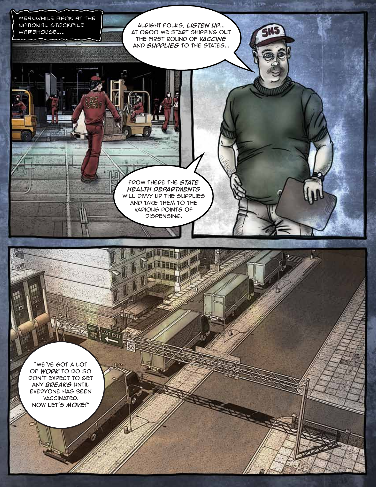 Preparedness 101: Zombie Pandemic, page 29. Credit: CDC. Public domain (U.S. government work).