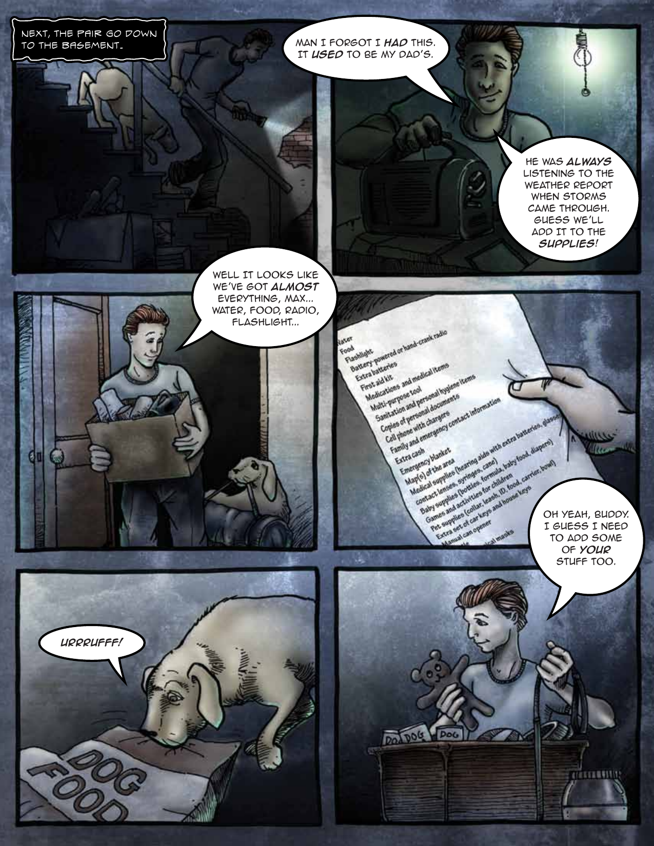 Preparedness 101: Zombie Pandemic, page 7. Credit: CDC. Public domain (U.S. government work).