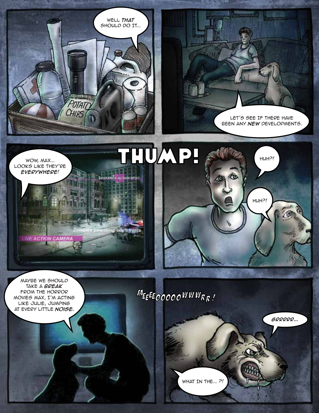 Preparedness 101: Zombie Pandemic, page 8. Credit: CDC. Public domain (U.S. government work).
