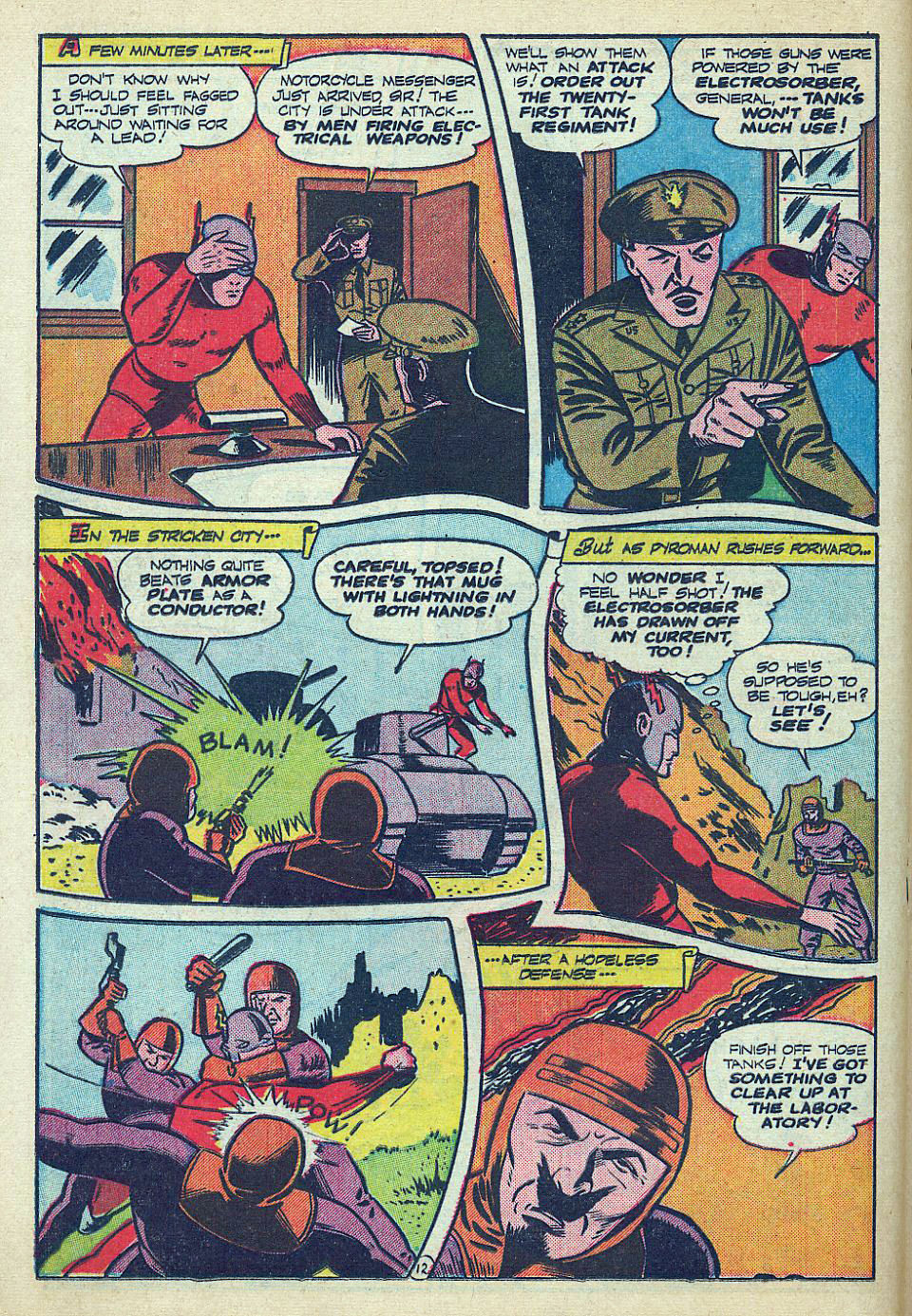 Pyroman, America's Best Comics #18, page 12. Public domain. Source: https://commons.wikimedia.org/wiki/File%3AAmericasBestComics1826.jpg