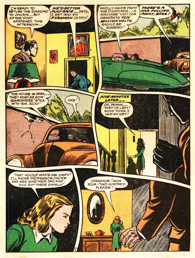 Pyroman, America's Best Comics #20, page 5. Public domain. Source: https://commons.wikimedia.org/wiki/File%3AAmericasBestComics2030.jpg