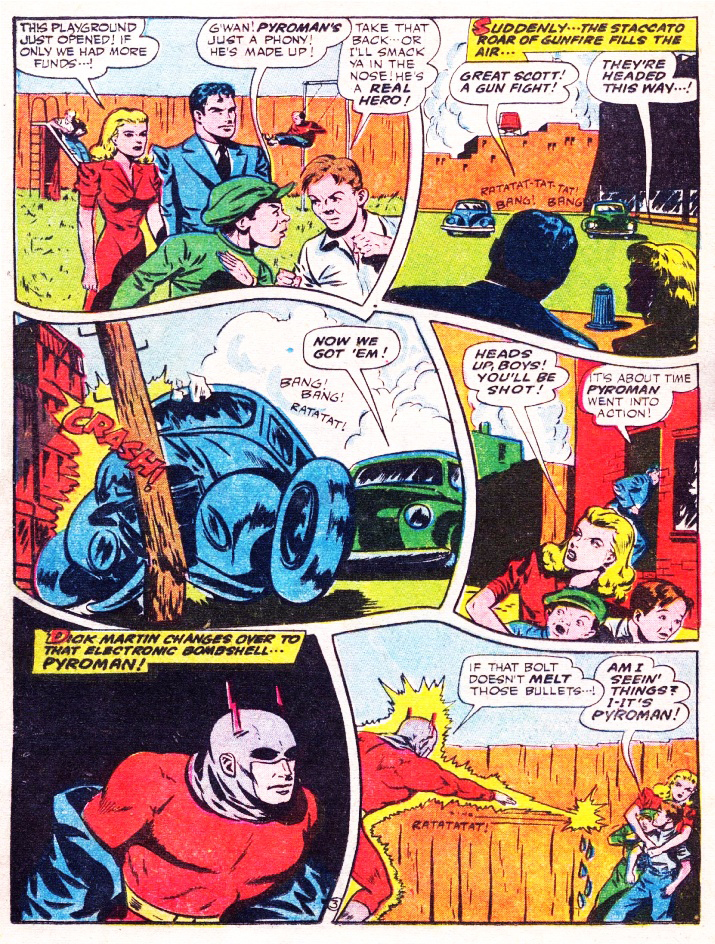 Pyroman, America's Best Comics #22, page 4. Public domain. Source: https://commons.wikimedia.org/wiki/File%3AAmericasBestComics2224.jpg