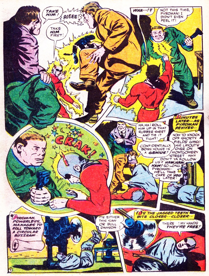 Pyroman, America's Best Comics #22, page 8. Public domain. Source: https://commons.wikimedia.org/wiki/File%3AAmericasBestComics2228.jpg